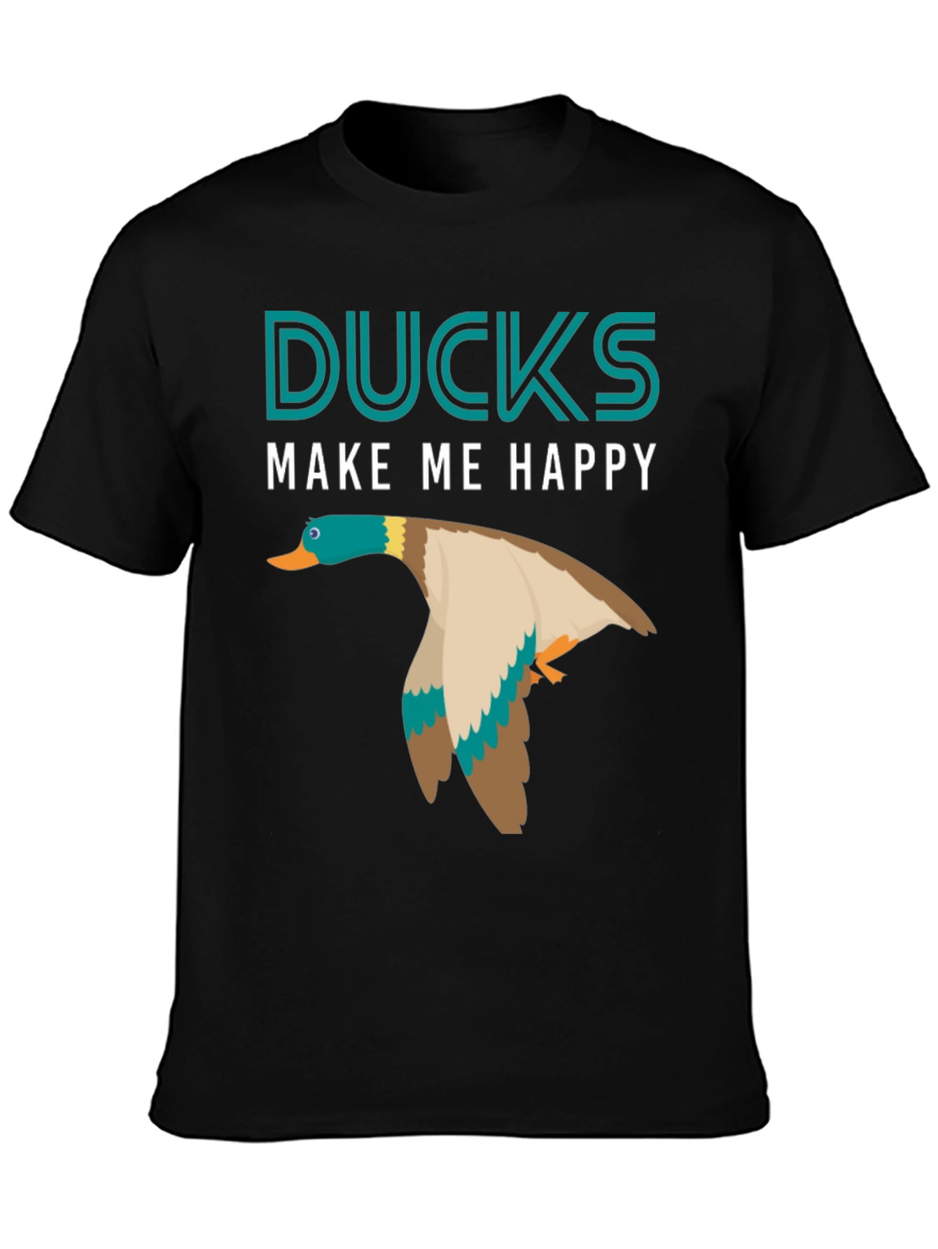Ducks Make Me Happy Graphic T-Shirt