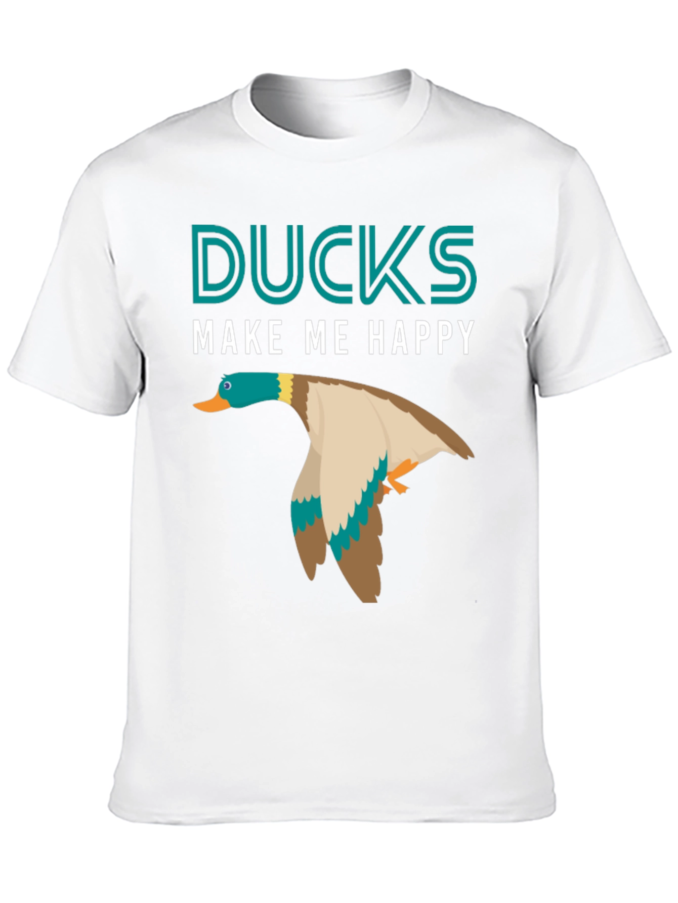 Ducks Make Me Happy Graphic T-Shirt