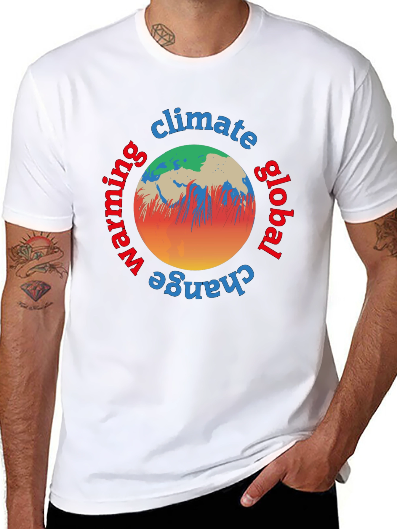 Global Warming Climate Change Graphic Tee