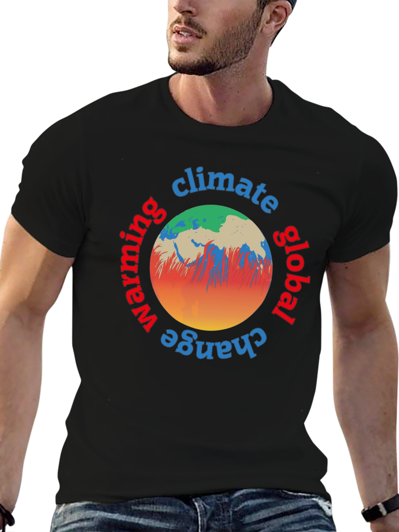 Global Warming Climate Change Graphic Tee