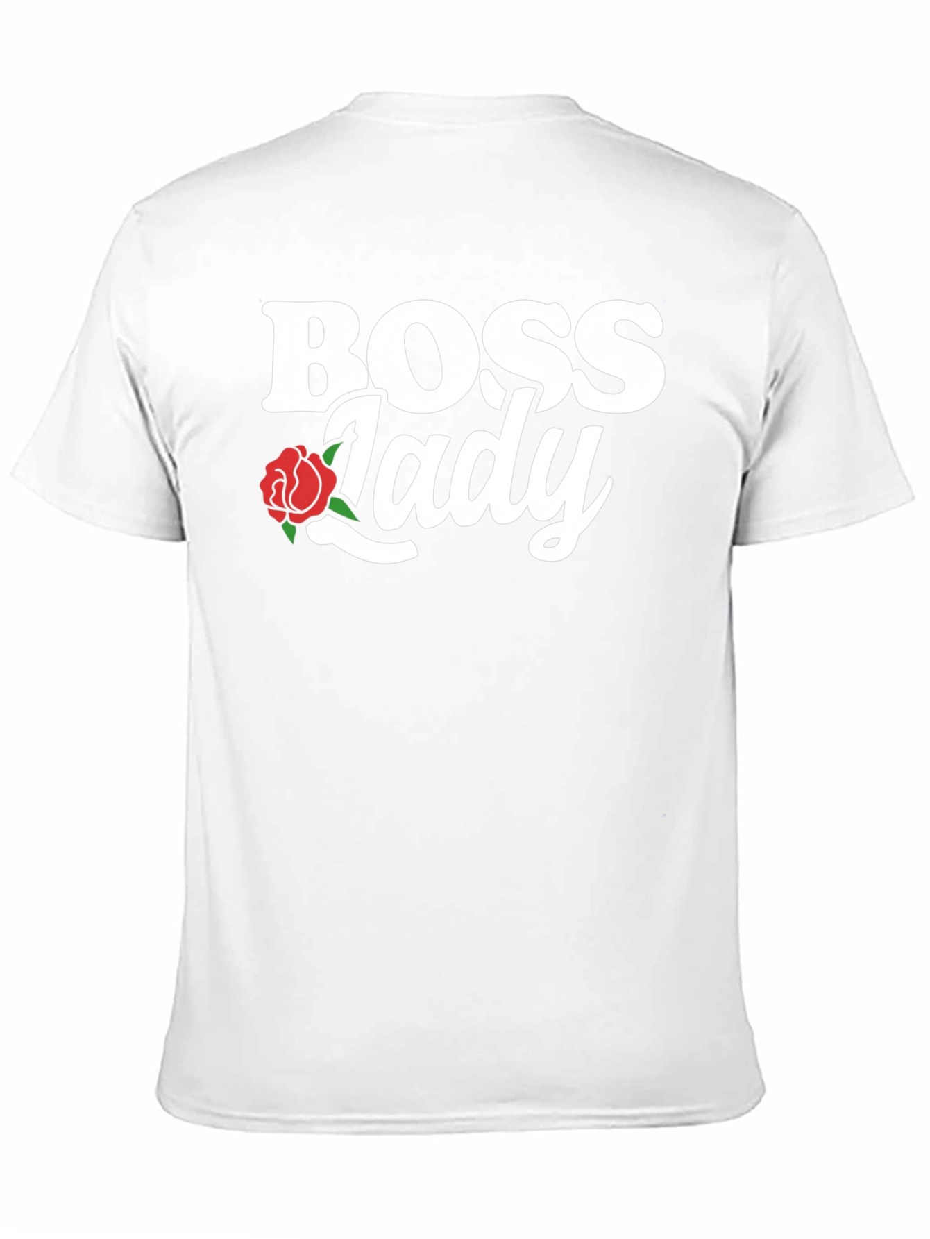 Boss Lady Graphic Tee - Trendy Rose Design