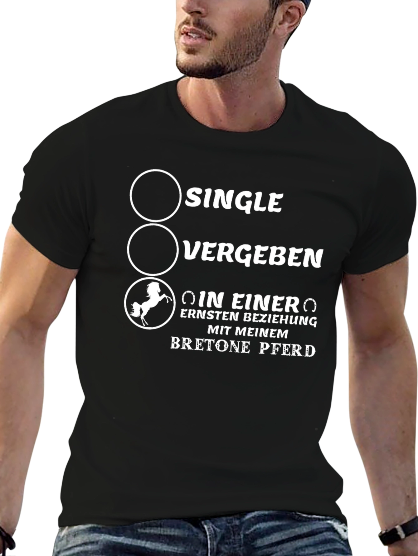 Single Taken Horse Breed Funny T-Shirt