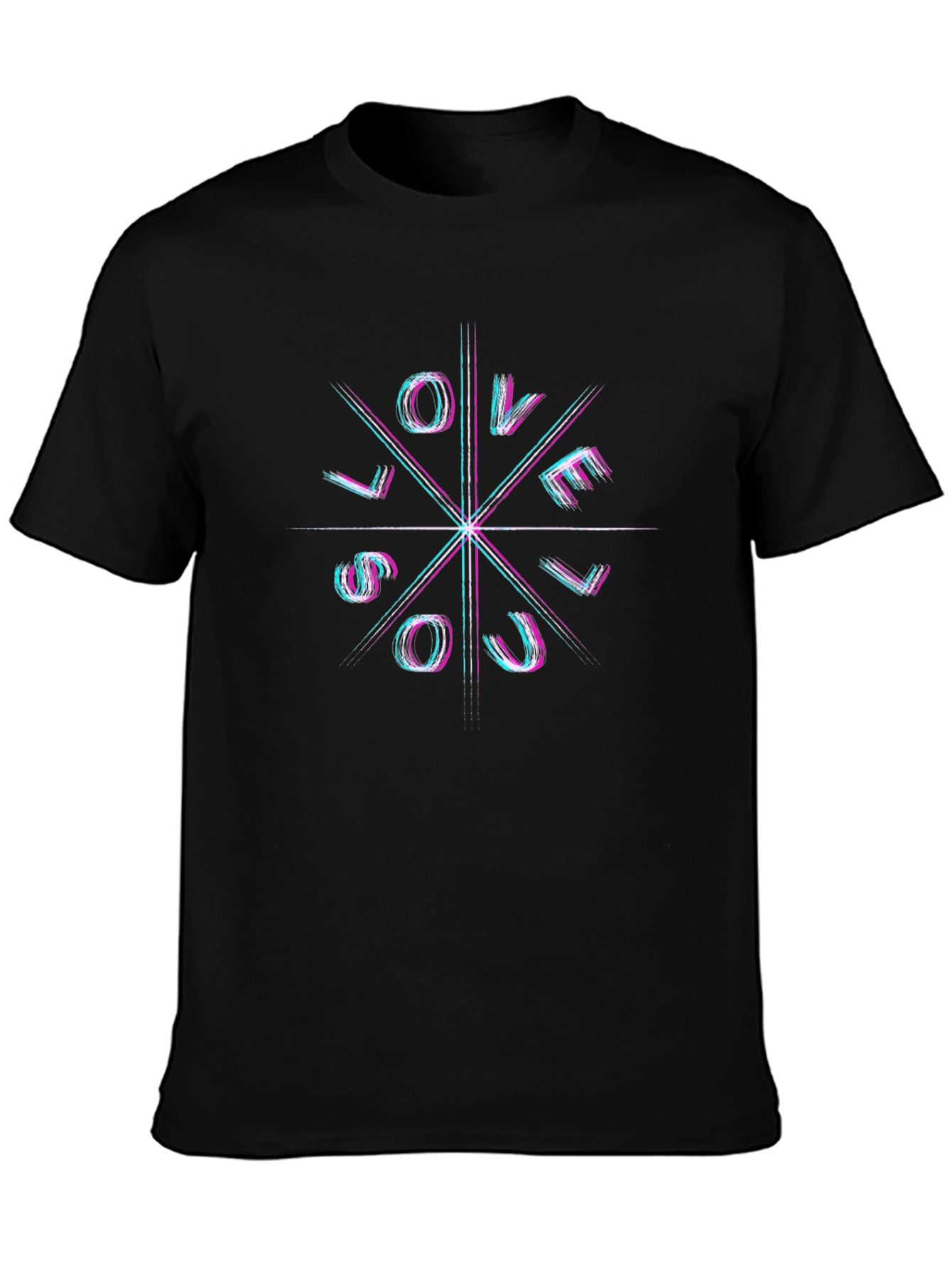 Love Soul Graphic Tee - Modern Artistic Design