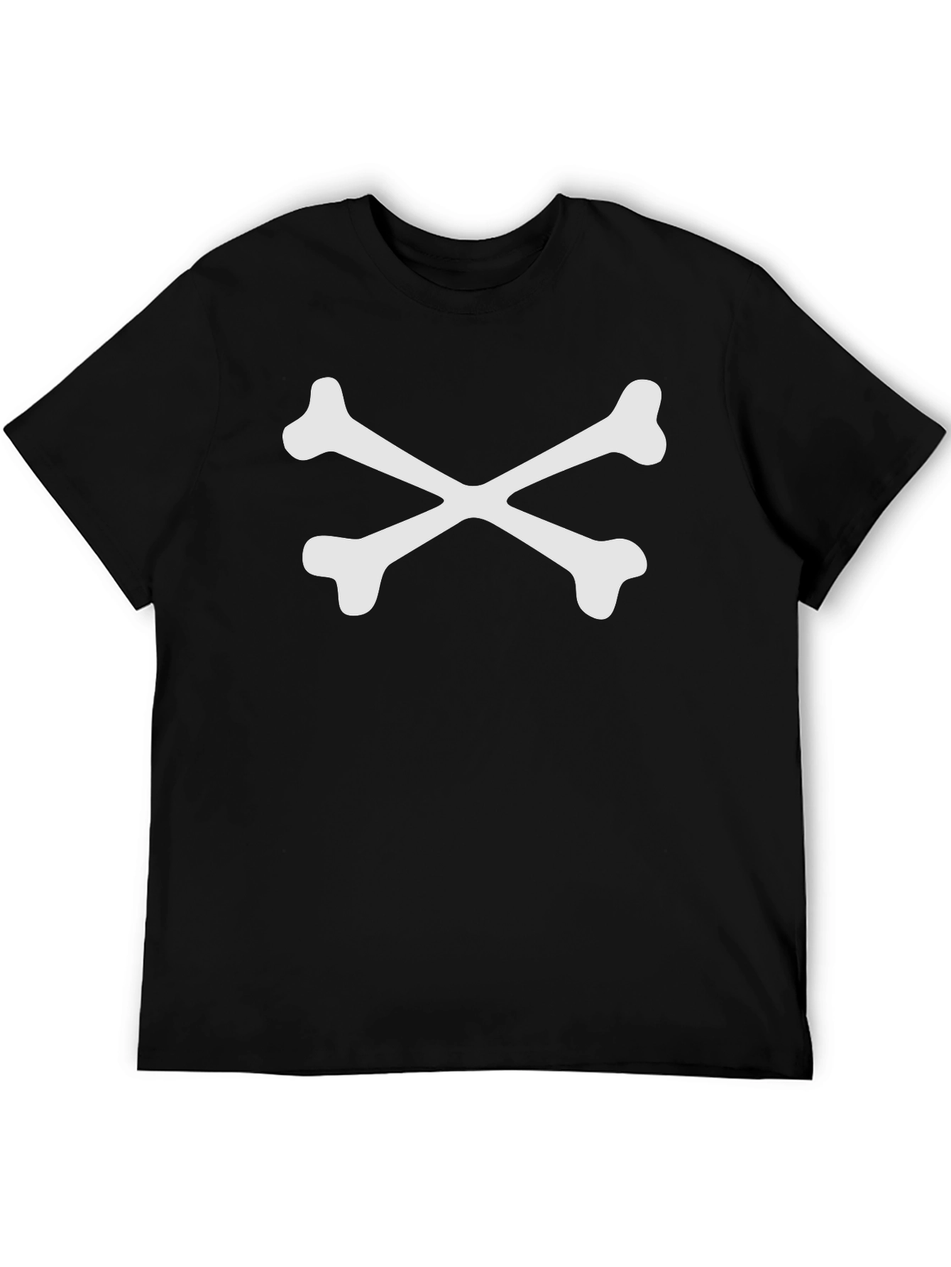 Crossbones Graphic Tee - Black Pirate Shirt