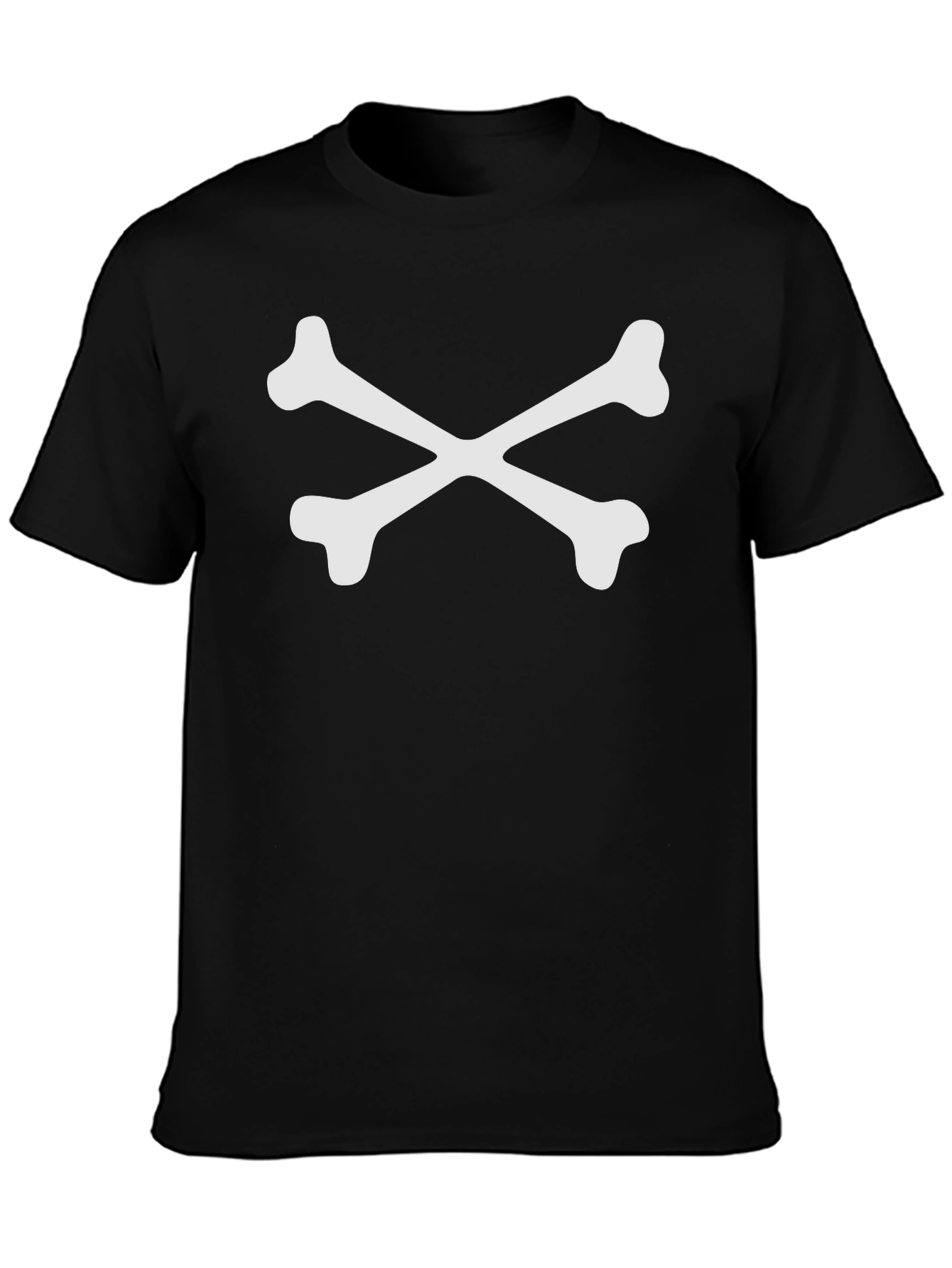 Crossbones Graphic Tee - Black Pirate Shirt