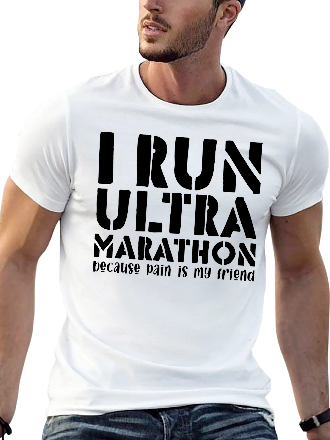 I Run Ultra Marathon Graphic T-Shirt