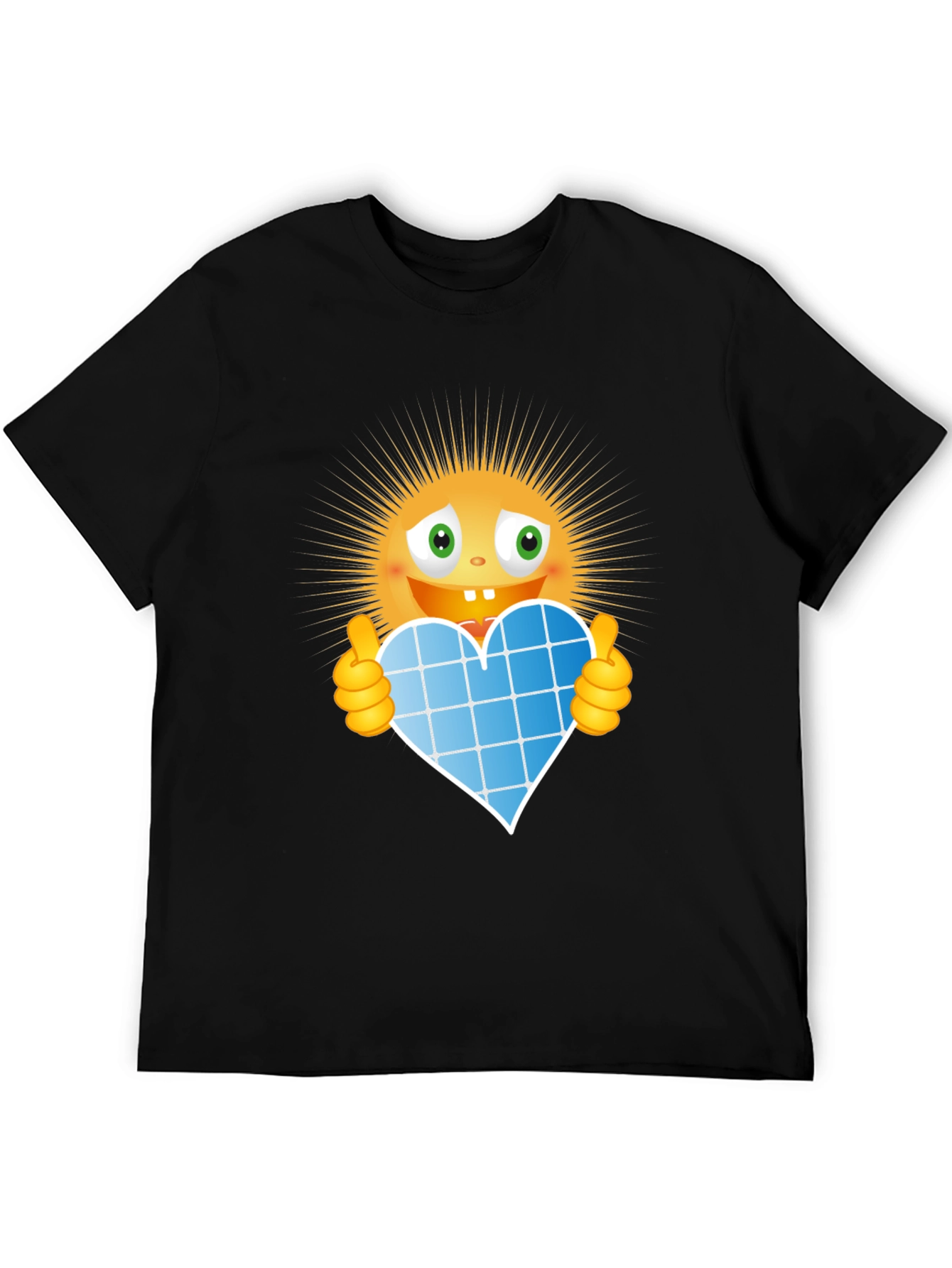 Eco-Friendly Solar Heart Graphic Tee