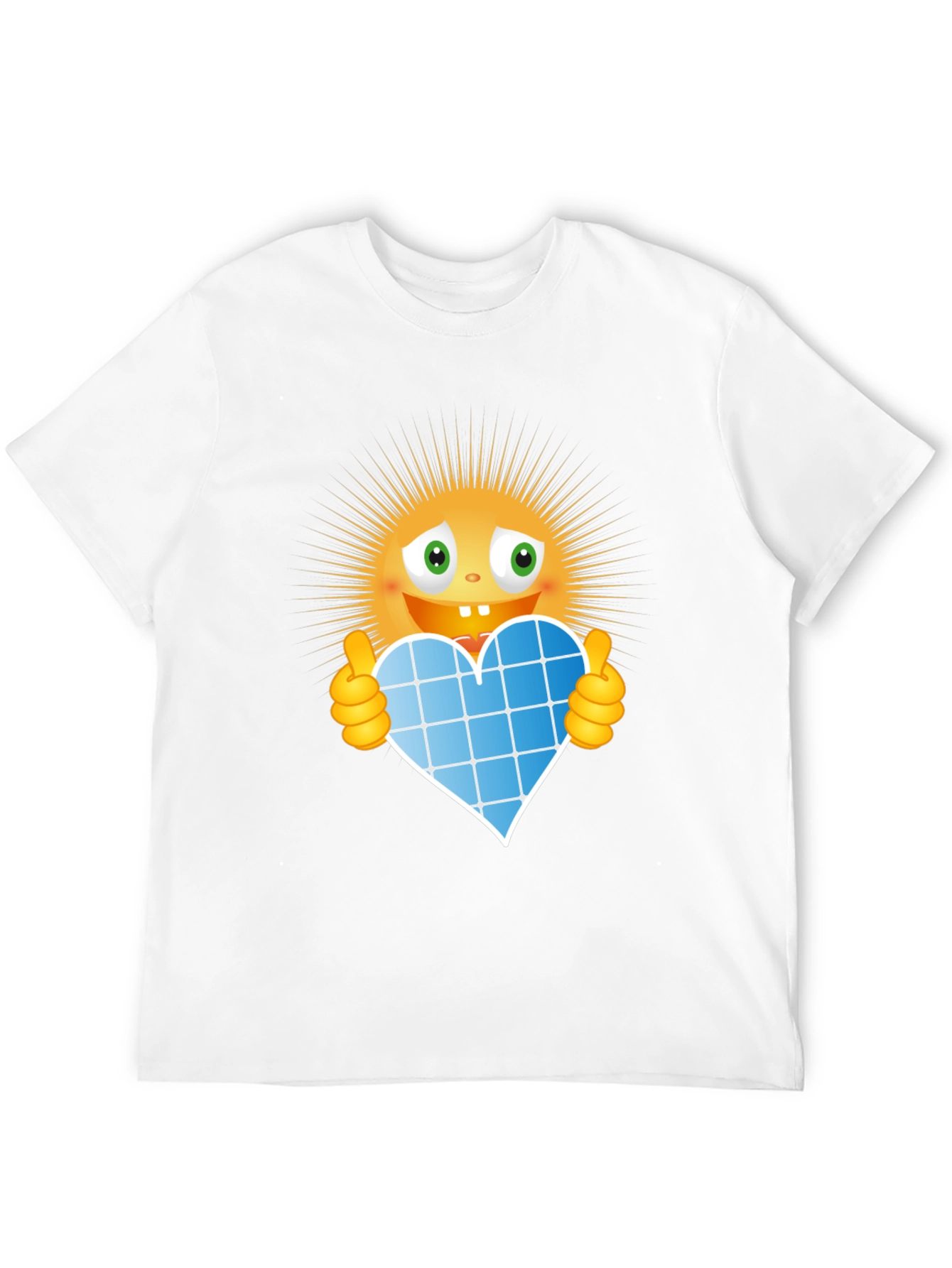Eco-Friendly Solar Heart Graphic Tee