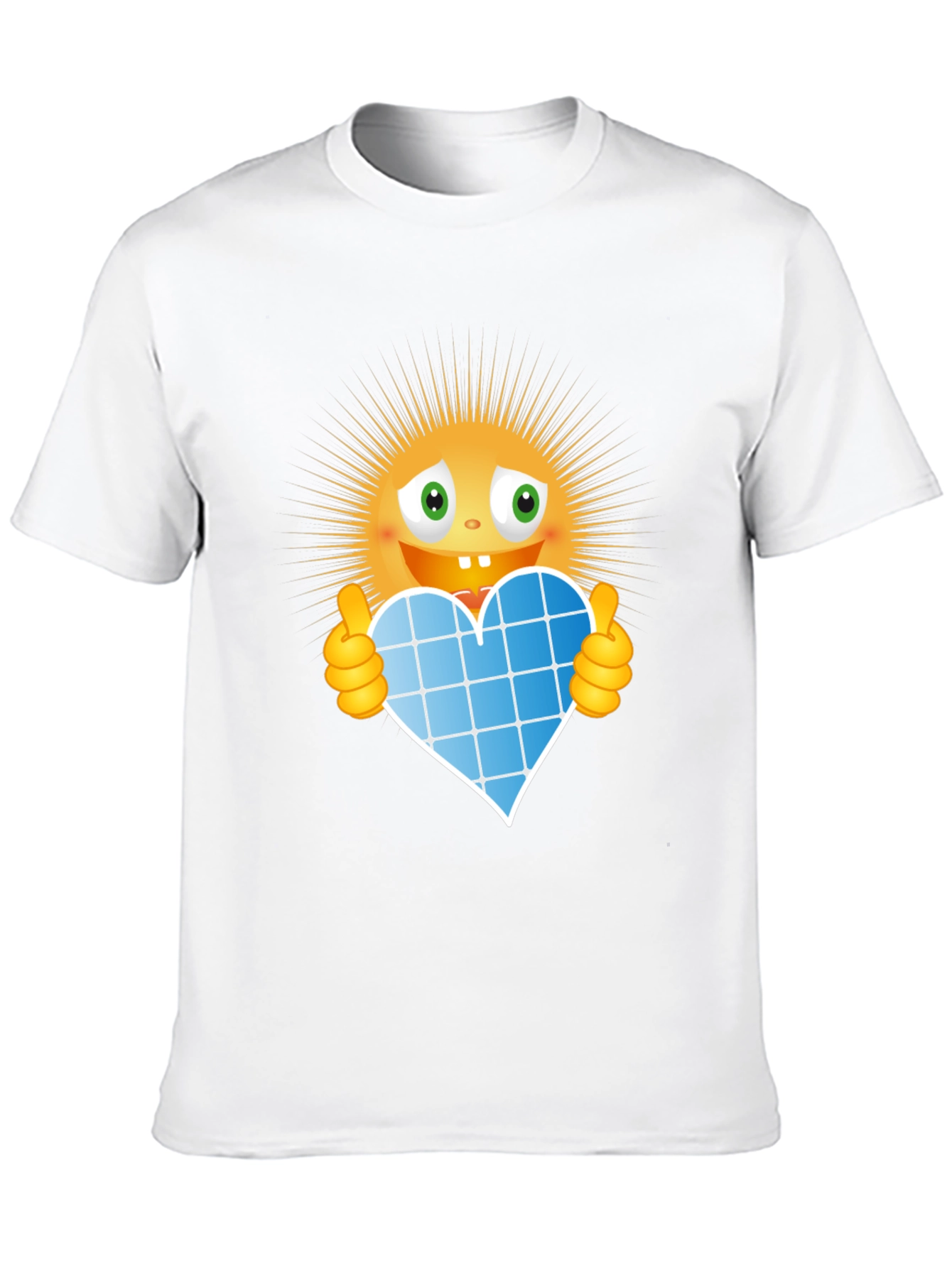 Eco-Friendly Solar Heart Graphic Tee