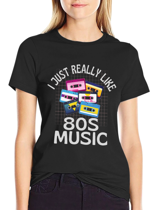 80s Music Retro Cassette T-Shirt