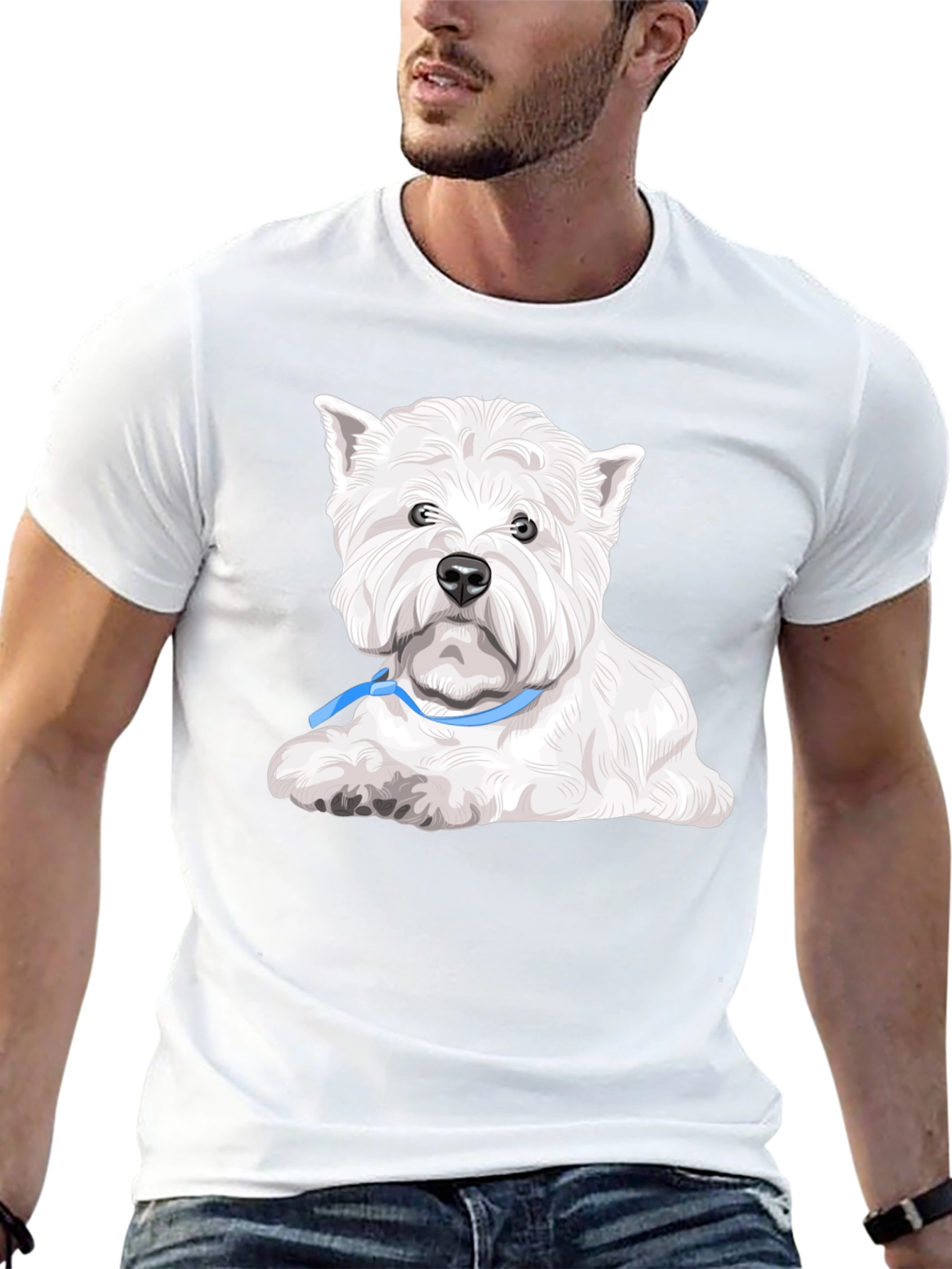 Westie Dog T-Shirt – West Highland White Terrier Graphic Tee