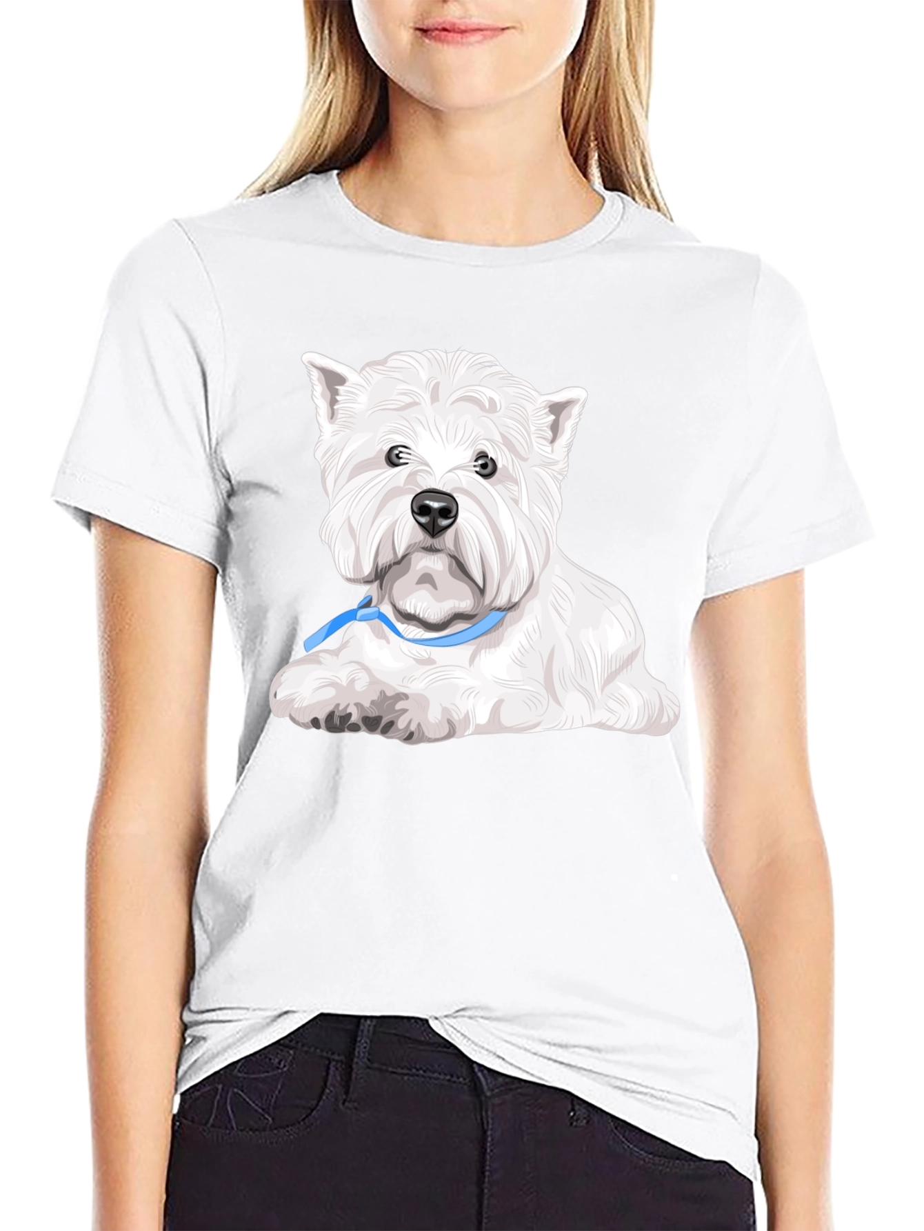 Westie Dog T-Shirt – West Highland White Terrier Graphic Tee