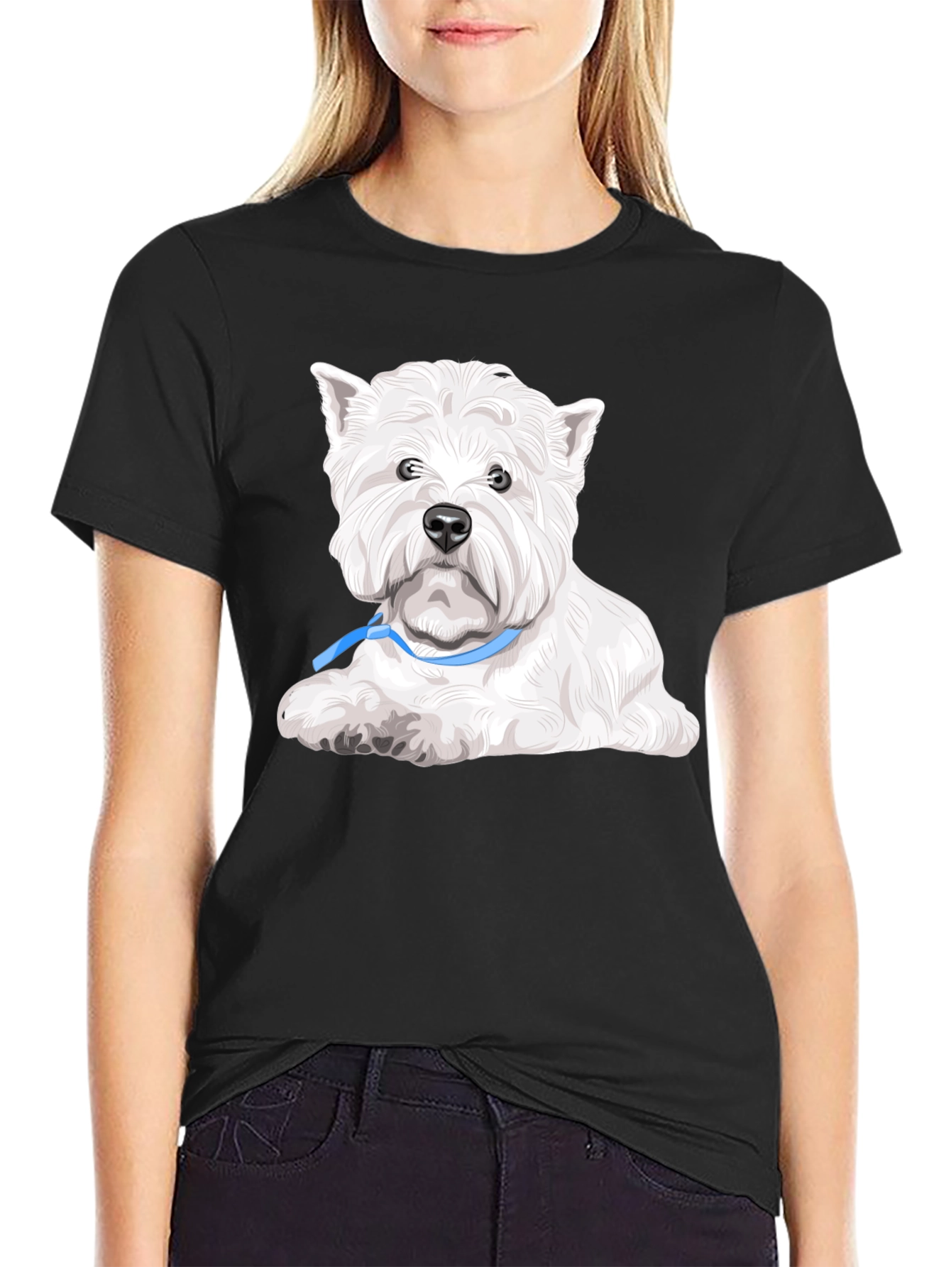 Westie Dog T-Shirt – West Highland White Terrier Graphic Tee