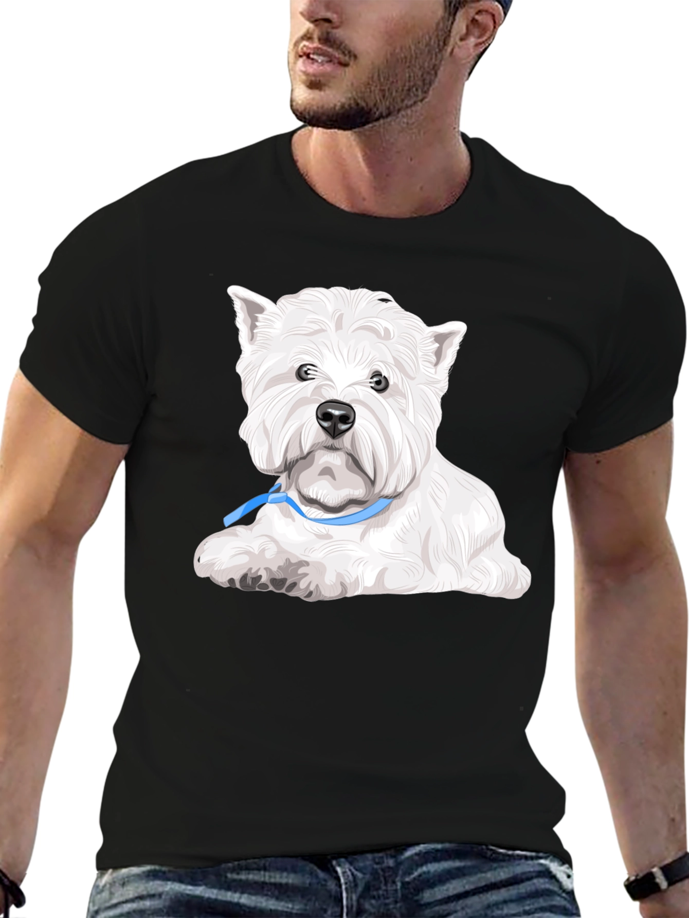 Westie Dog T-Shirt – West Highland White Terrier Graphic Tee