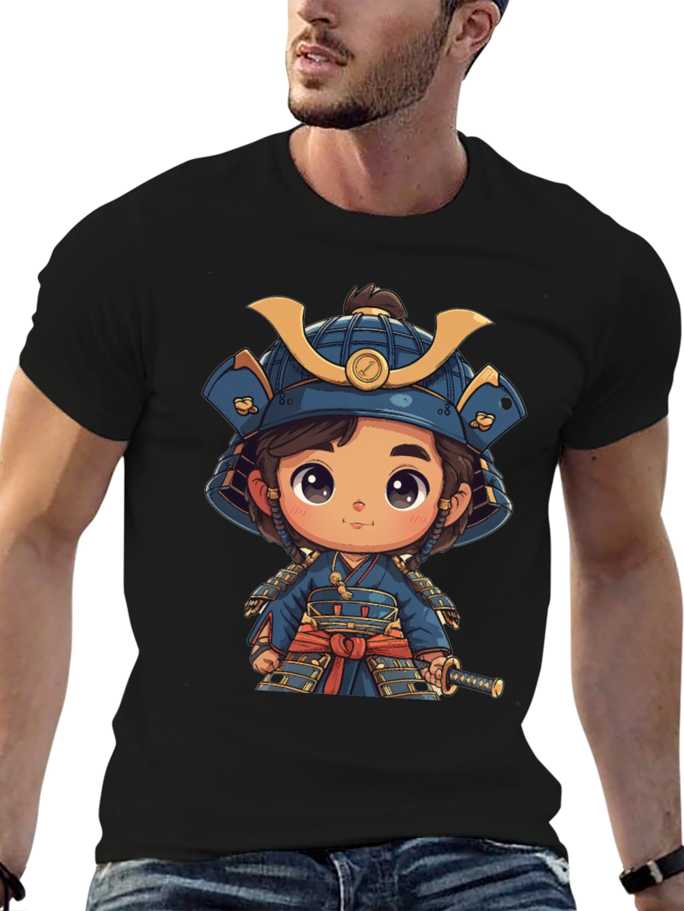 Samurai Kid T-Shirt - Unique Graphic Tee
