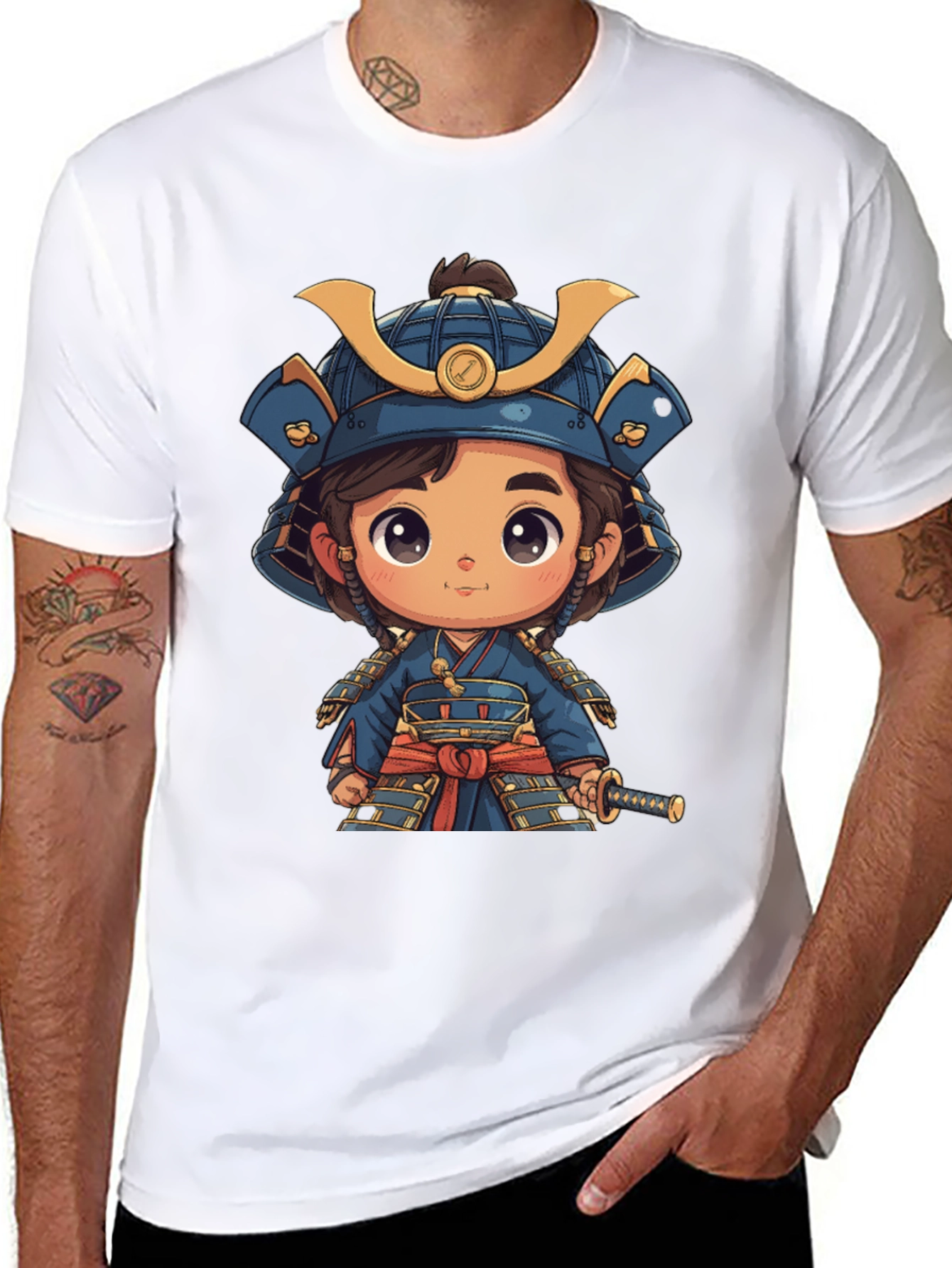 Samurai Kid T-Shirt - Unique Graphic Tee
