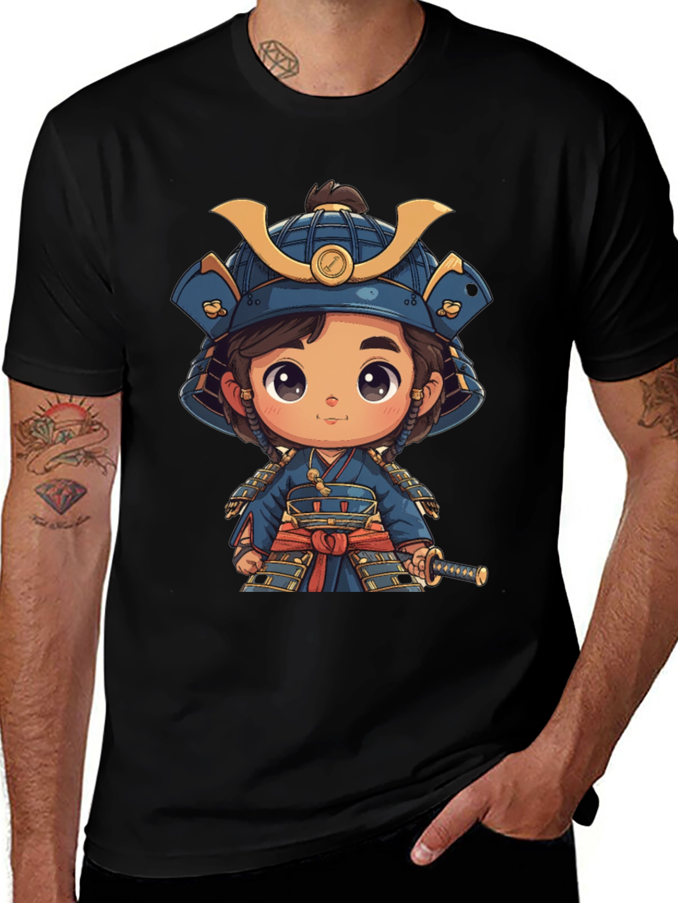 Samurai Kid T-Shirt - Unique Graphic Tee