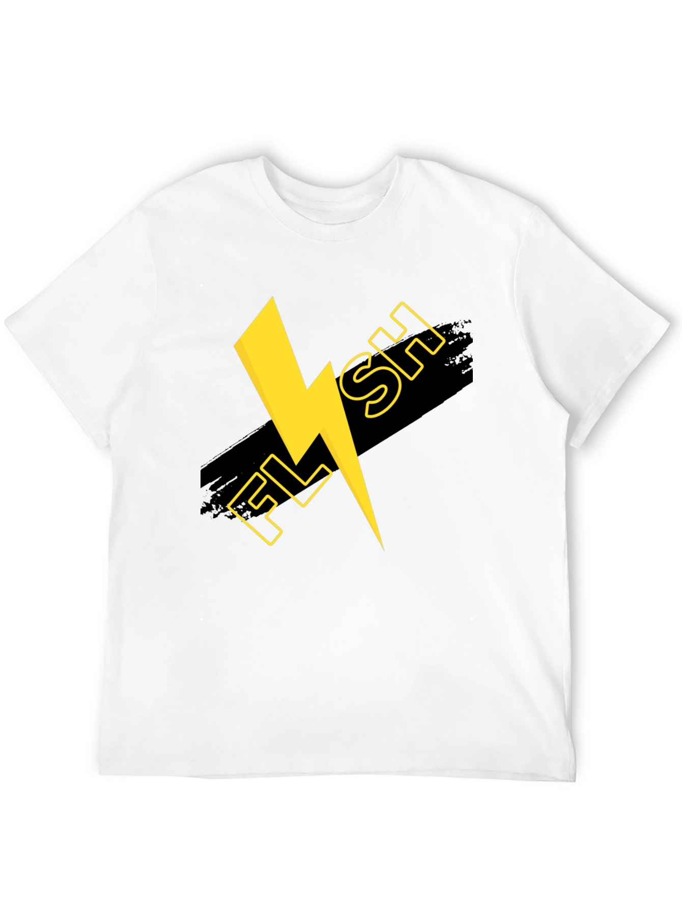 Flash Graphic T-Shirt - Lightning Bolt Design