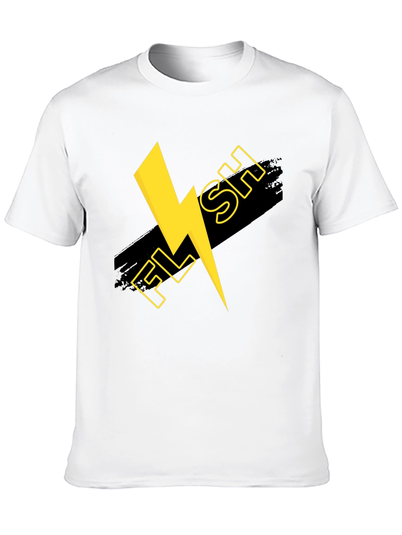 Flash Graphic T-Shirt - Lightning Bolt Design