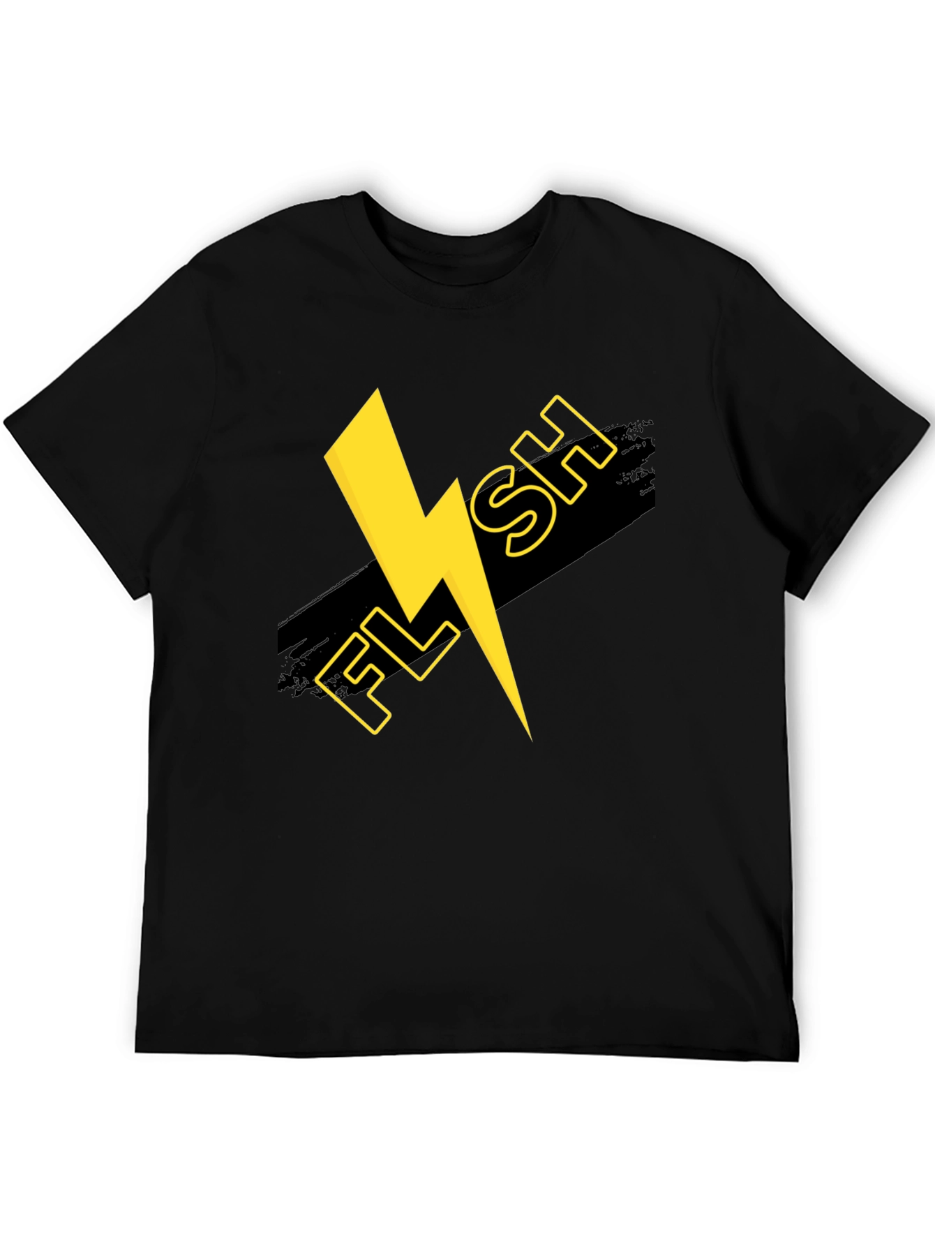 Flash Graphic T-Shirt - Lightning Bolt Design