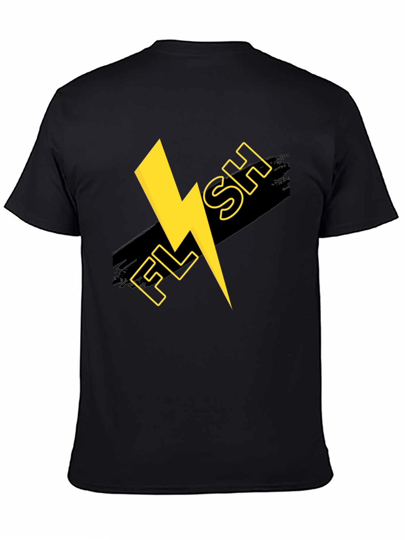 Flash Graphic T-Shirt - Lightning Bolt Design
