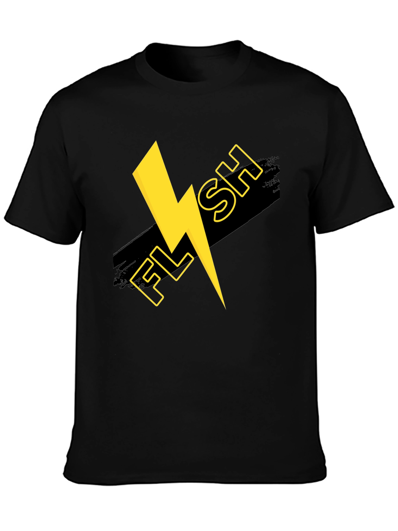 Flash Graphic T-Shirt - Lightning Bolt Design