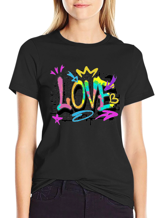 Graffiti Love Tee - Artistic Streetwear