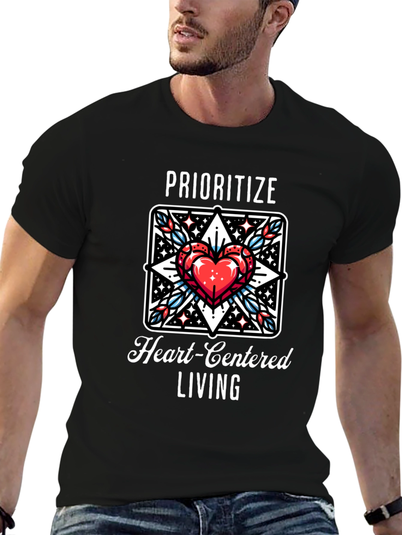 Prioritize Heart-Centered Living Graphic Tee