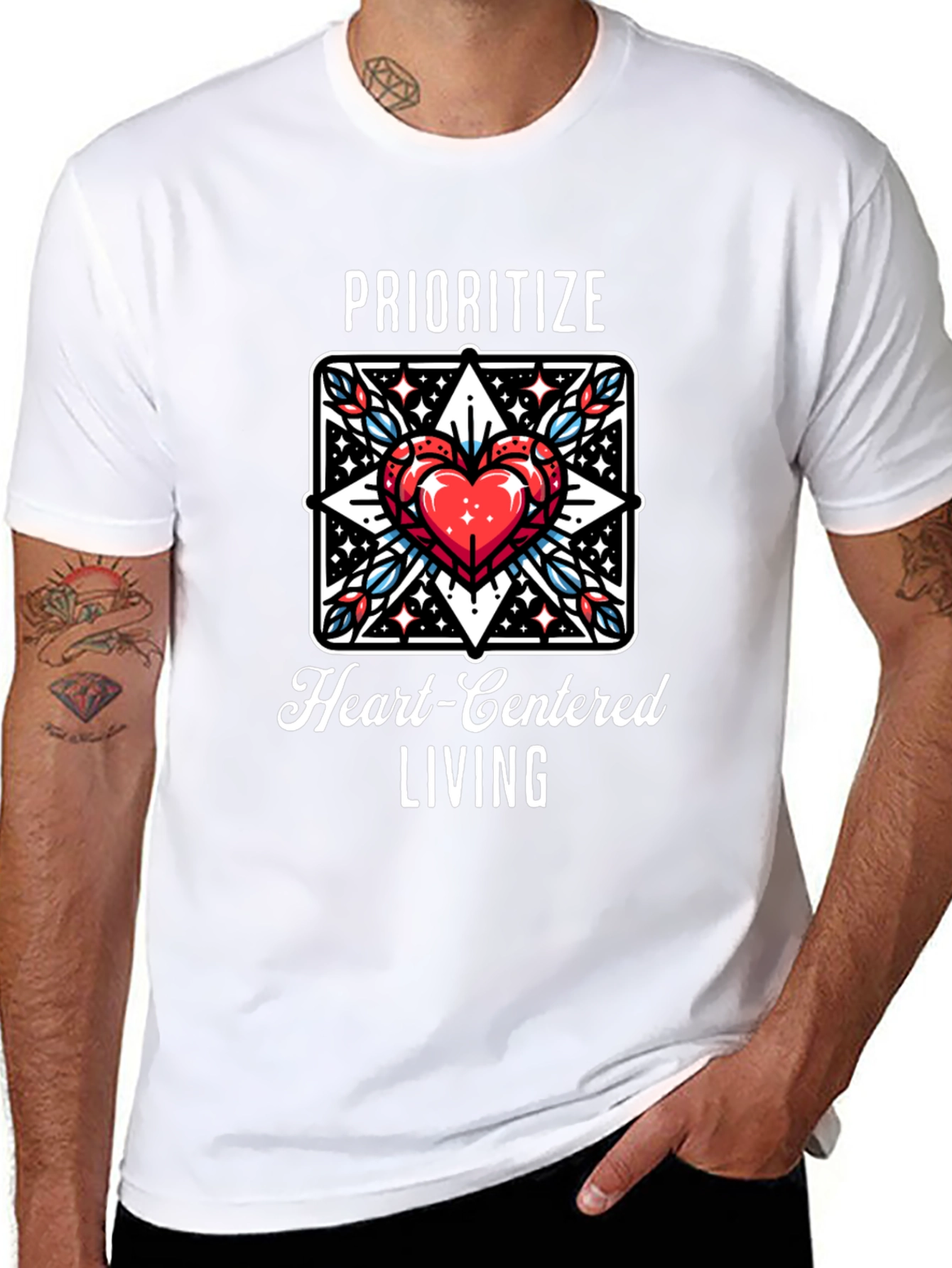 Prioritize Heart-Centered Living Graphic Tee