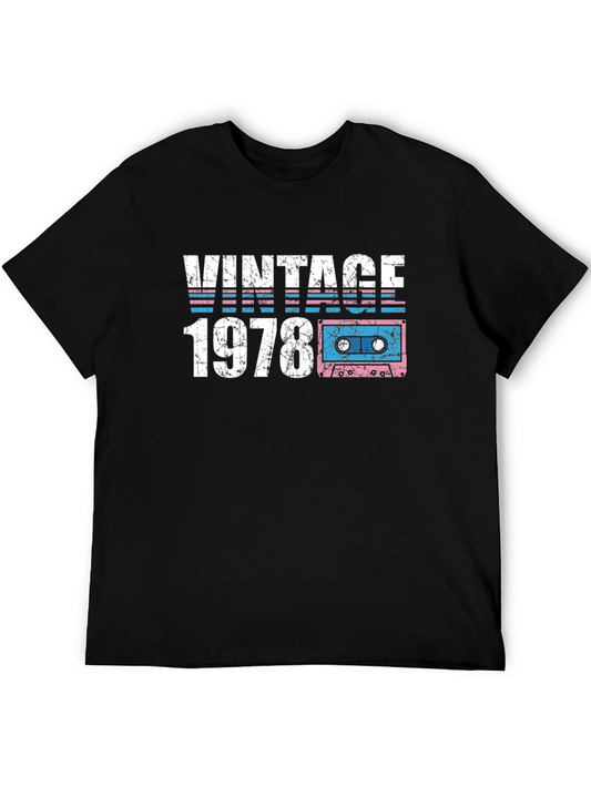 Vintage 1978 Cassette Tape T-Shirt