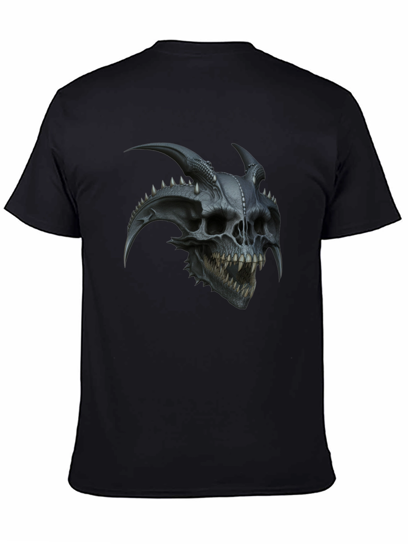 Skull Demon Graphic Tee - Dark & Edgy