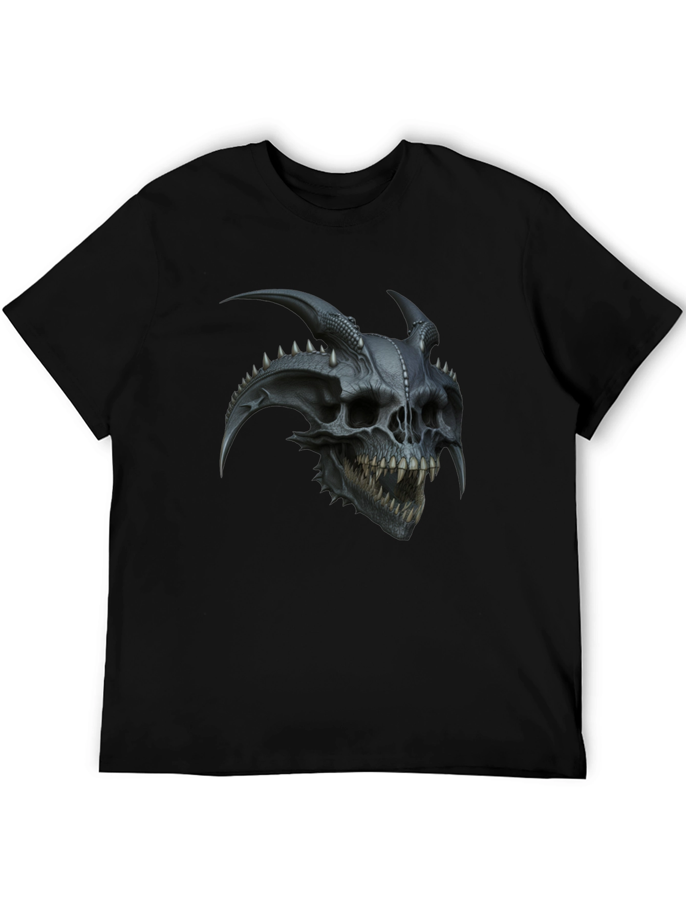 Skull Demon Graphic Tee - Dark & Edgy