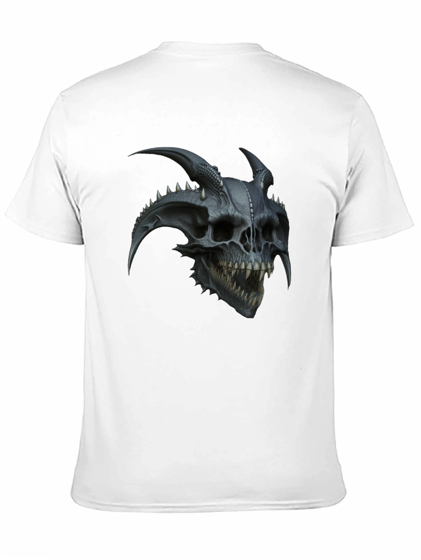 Skull Demon Graphic Tee - Dark & Edgy