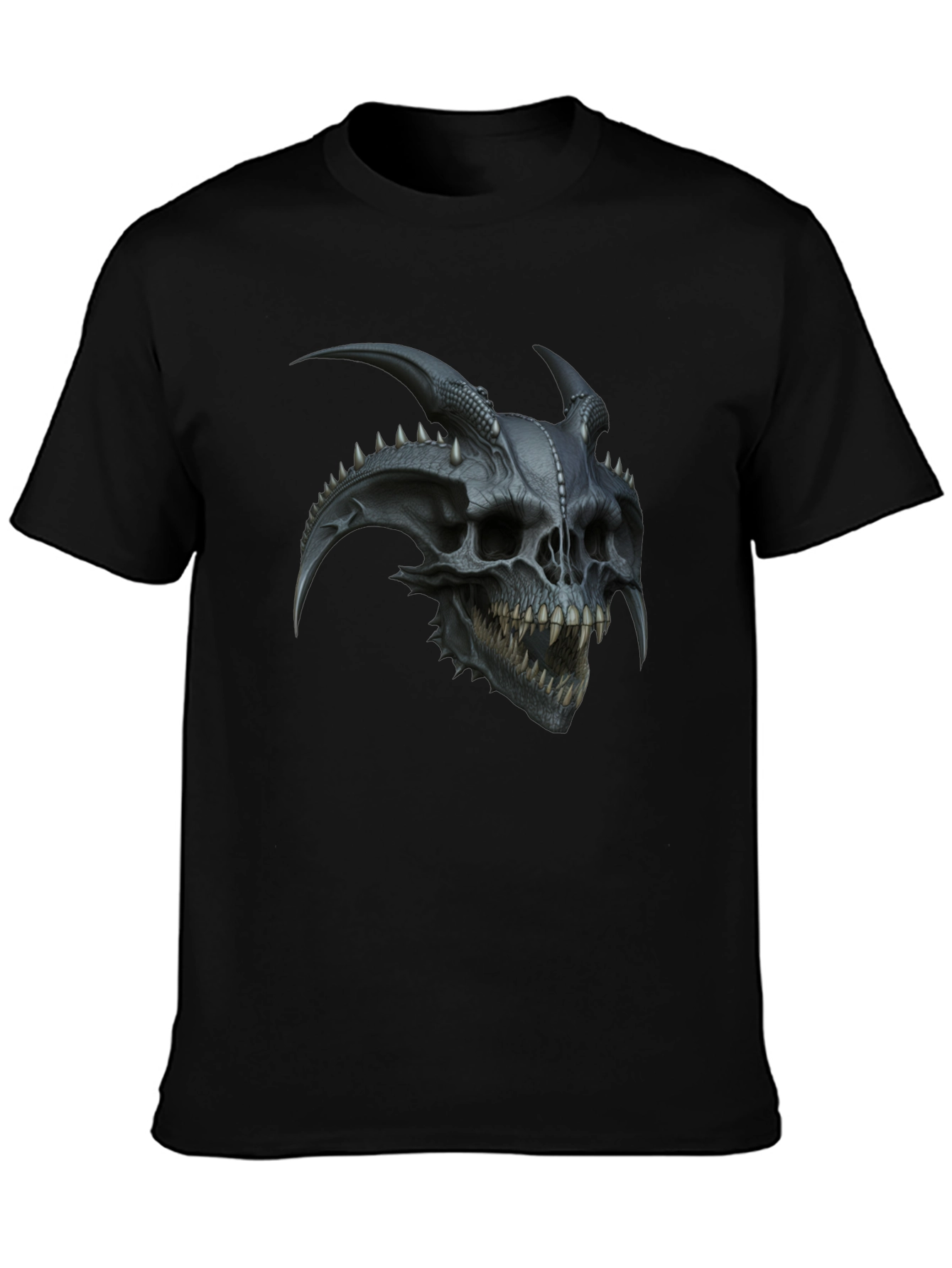 Skull Demon Graphic Tee - Dark & Edgy