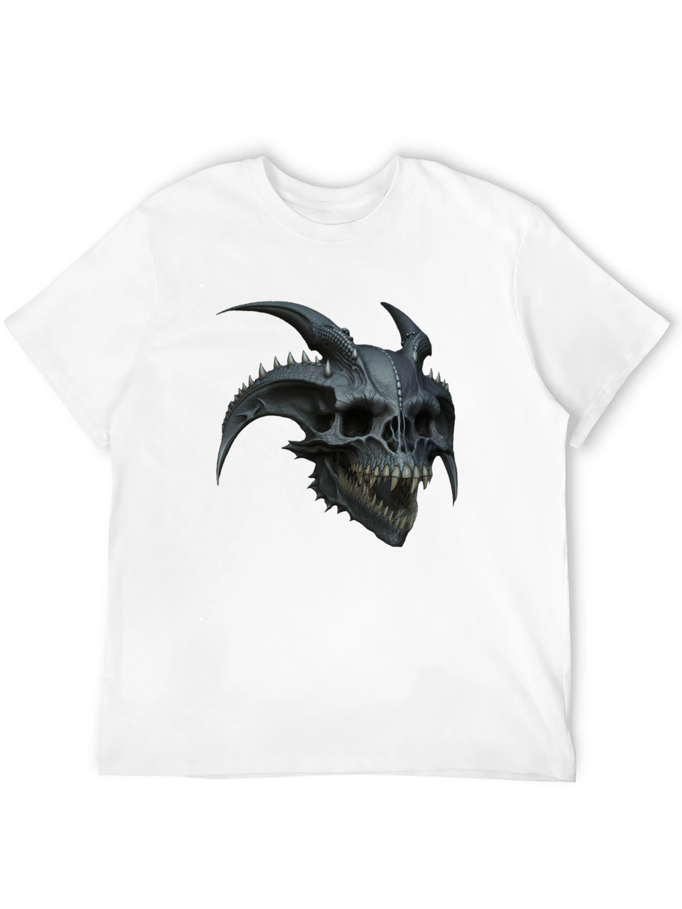 Skull Demon Graphic Tee - Dark & Edgy