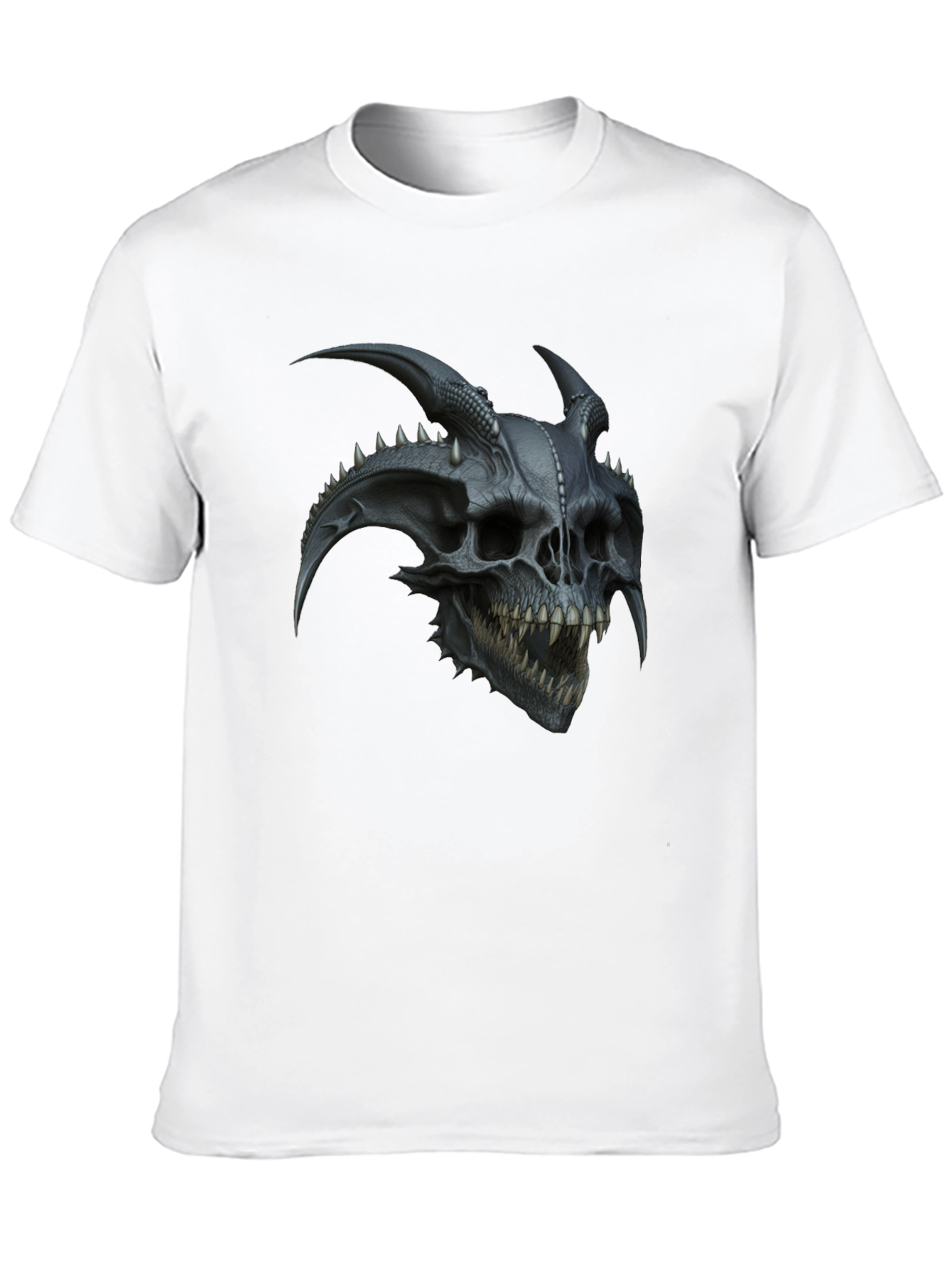 Skull Demon Graphic Tee - Dark & Edgy