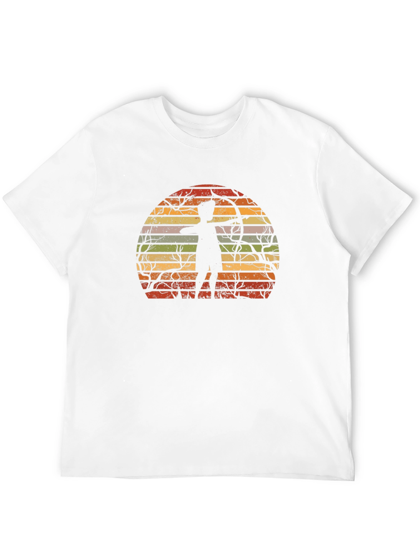 Archery Sunset Graphic Tee - Retro Style