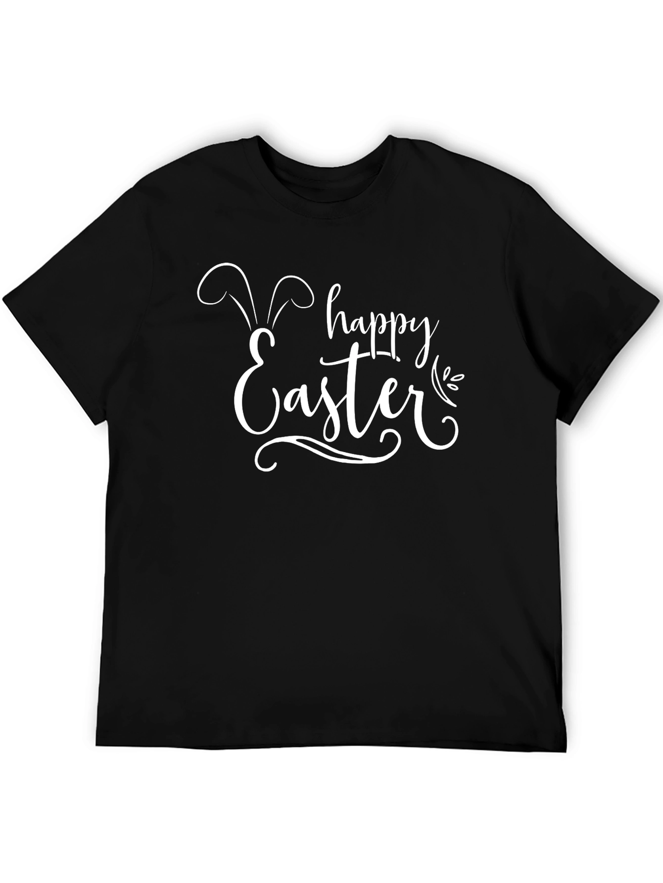 Happy Easter Bunny Ears Graphic T-Shirt