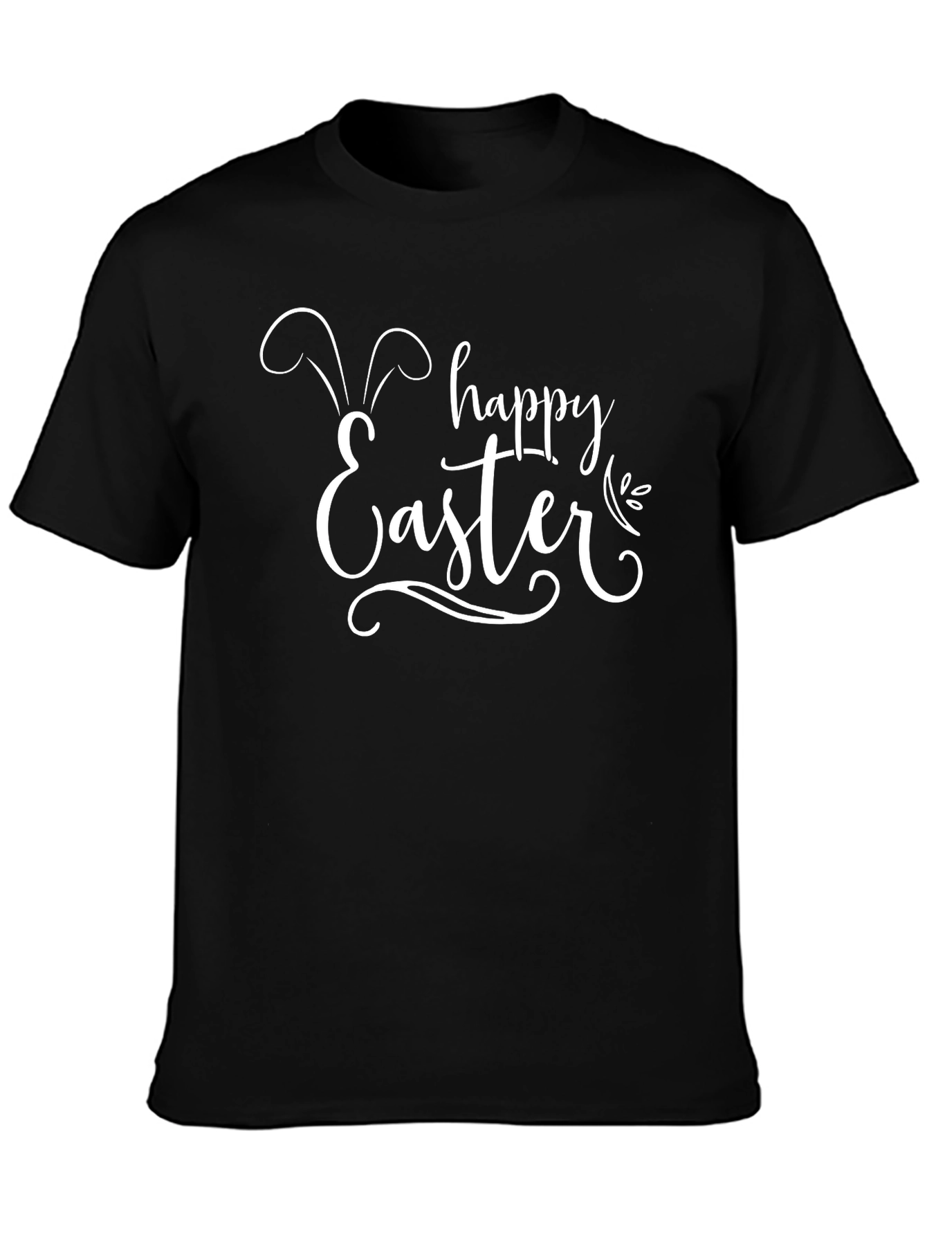 Happy Easter Bunny Ears Graphic T-Shirt