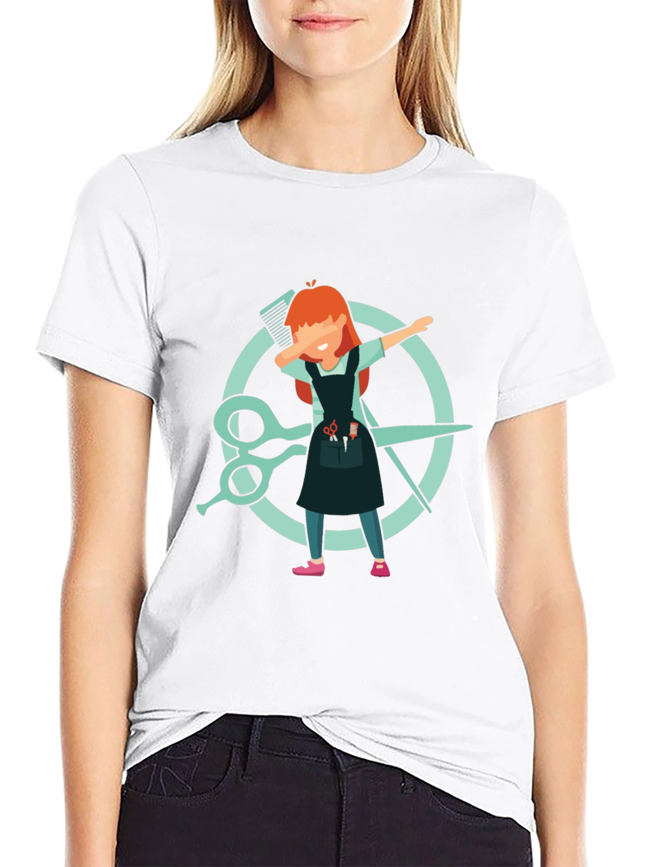Barber Dab T-Shirt - Hair Stylist Tee