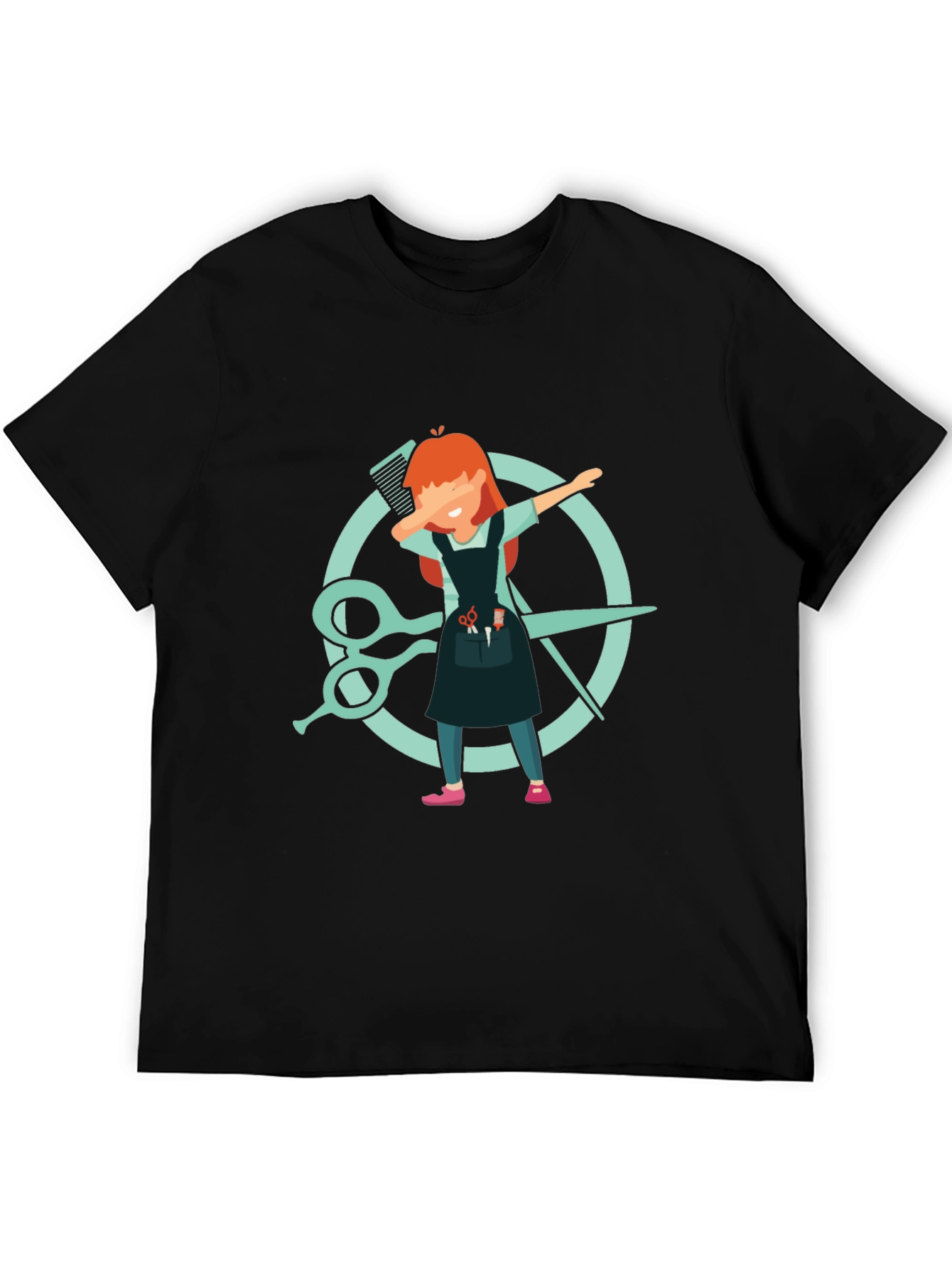 Barber Dab T-Shirt - Hair Stylist Tee