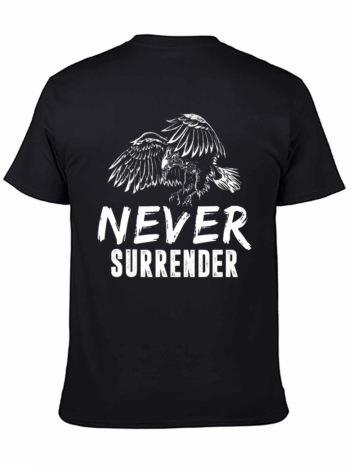 Never Surrender Eagle Graphic T-Shirt