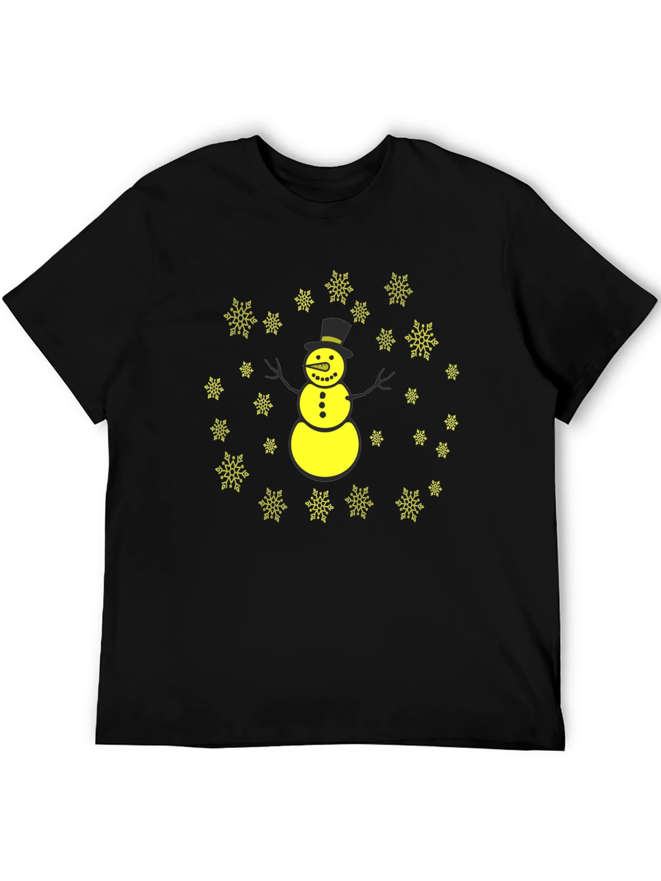 Snowman Snowflake Graphic Tee