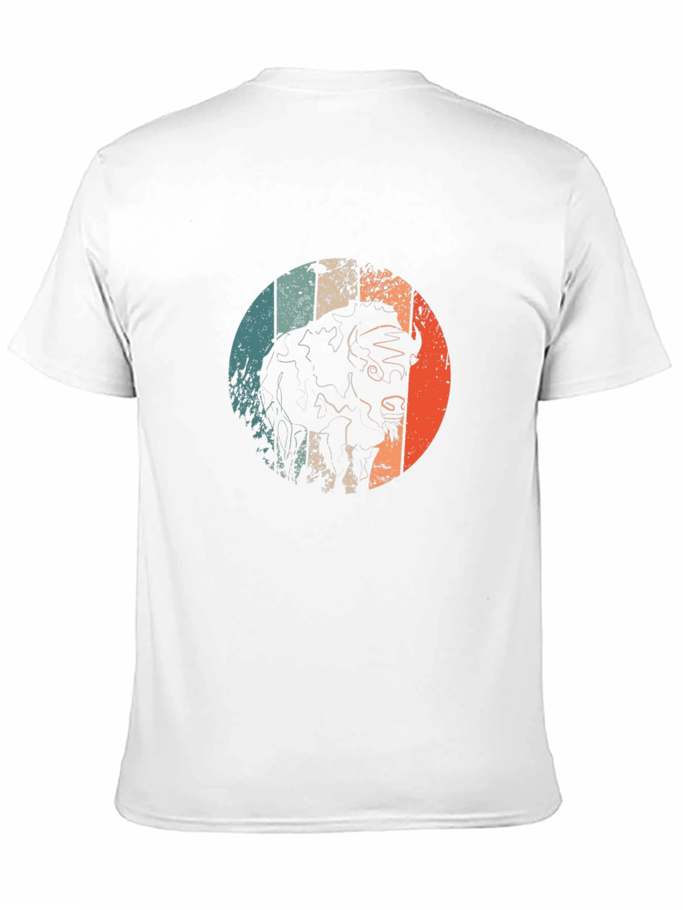 Retro Bison Graphic Tee - Black