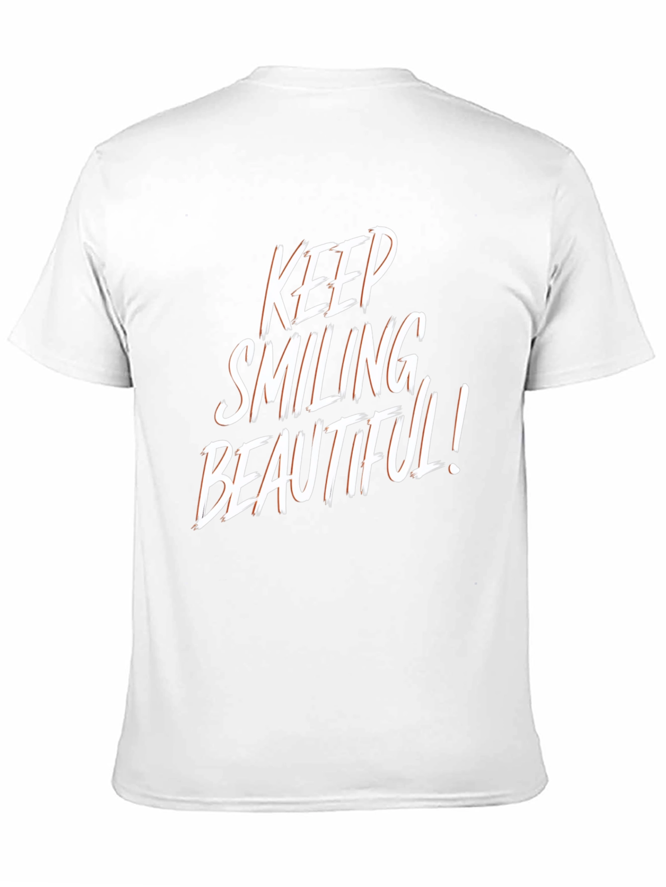 Keep Smiling Beautiful Graphic Tee - Mens Black T-Shirt