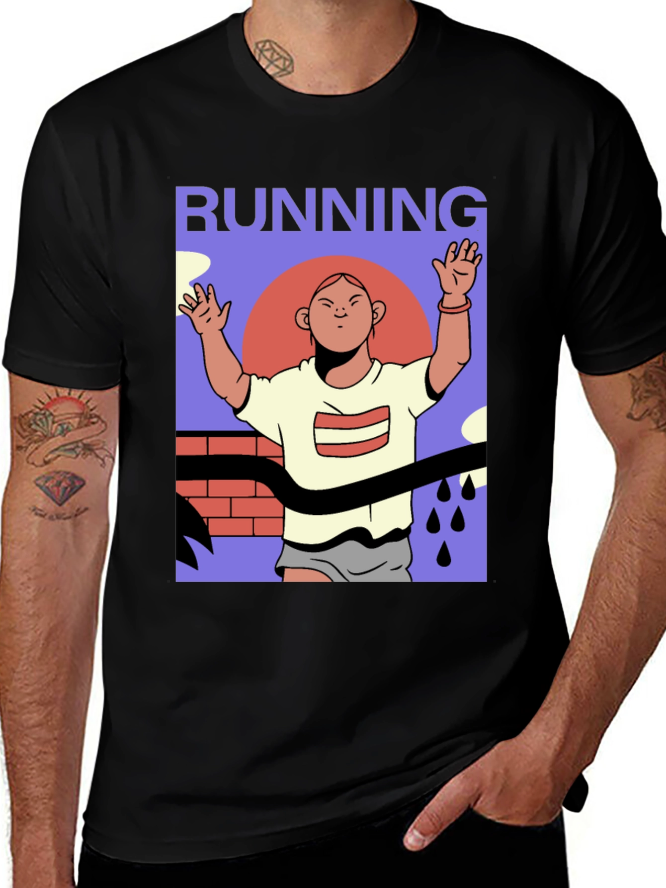 Runners Victory T-Shirt - Graphic Tee