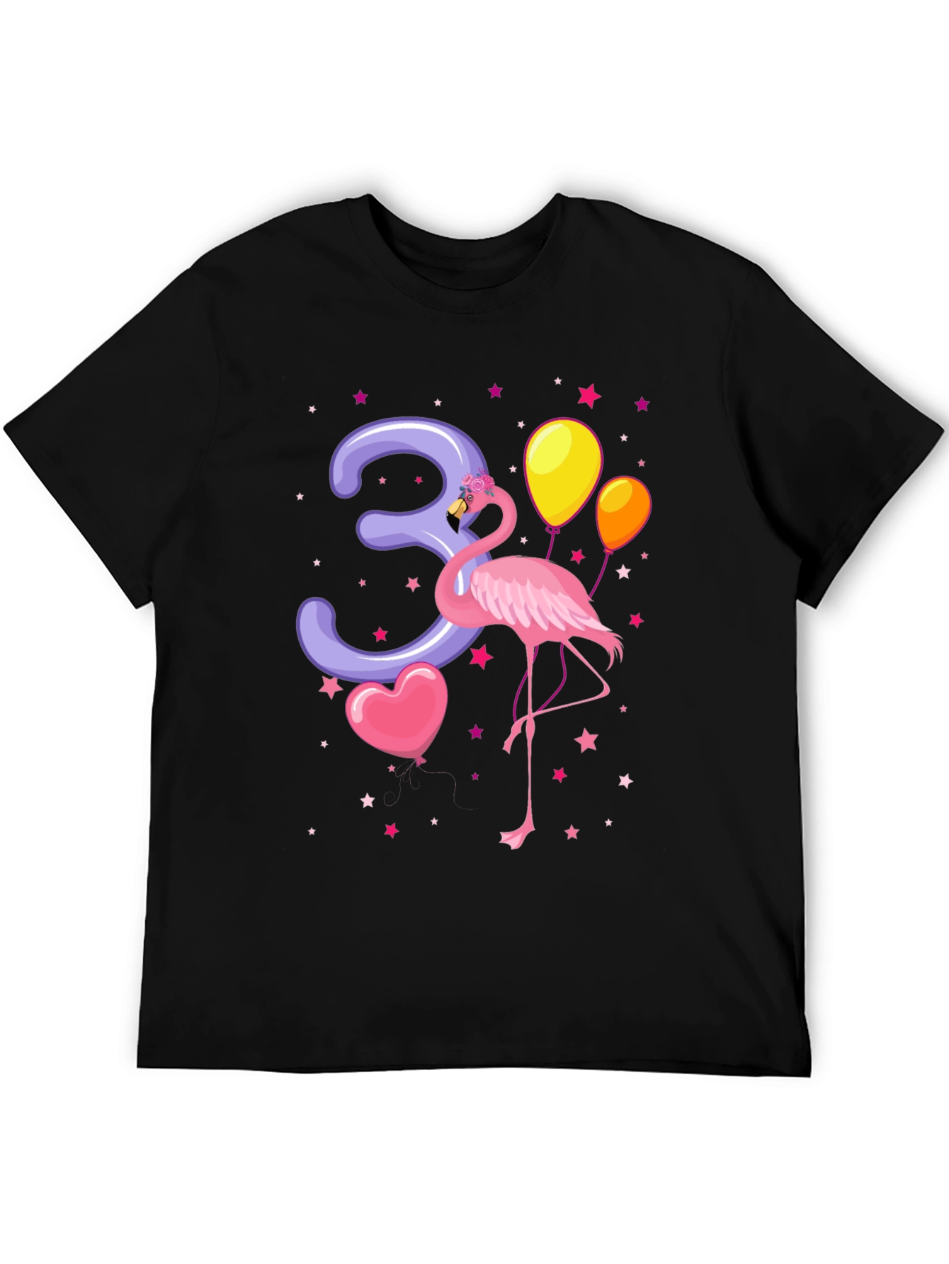 Flamingo Birthday T-Shirt - 3rd Birthday