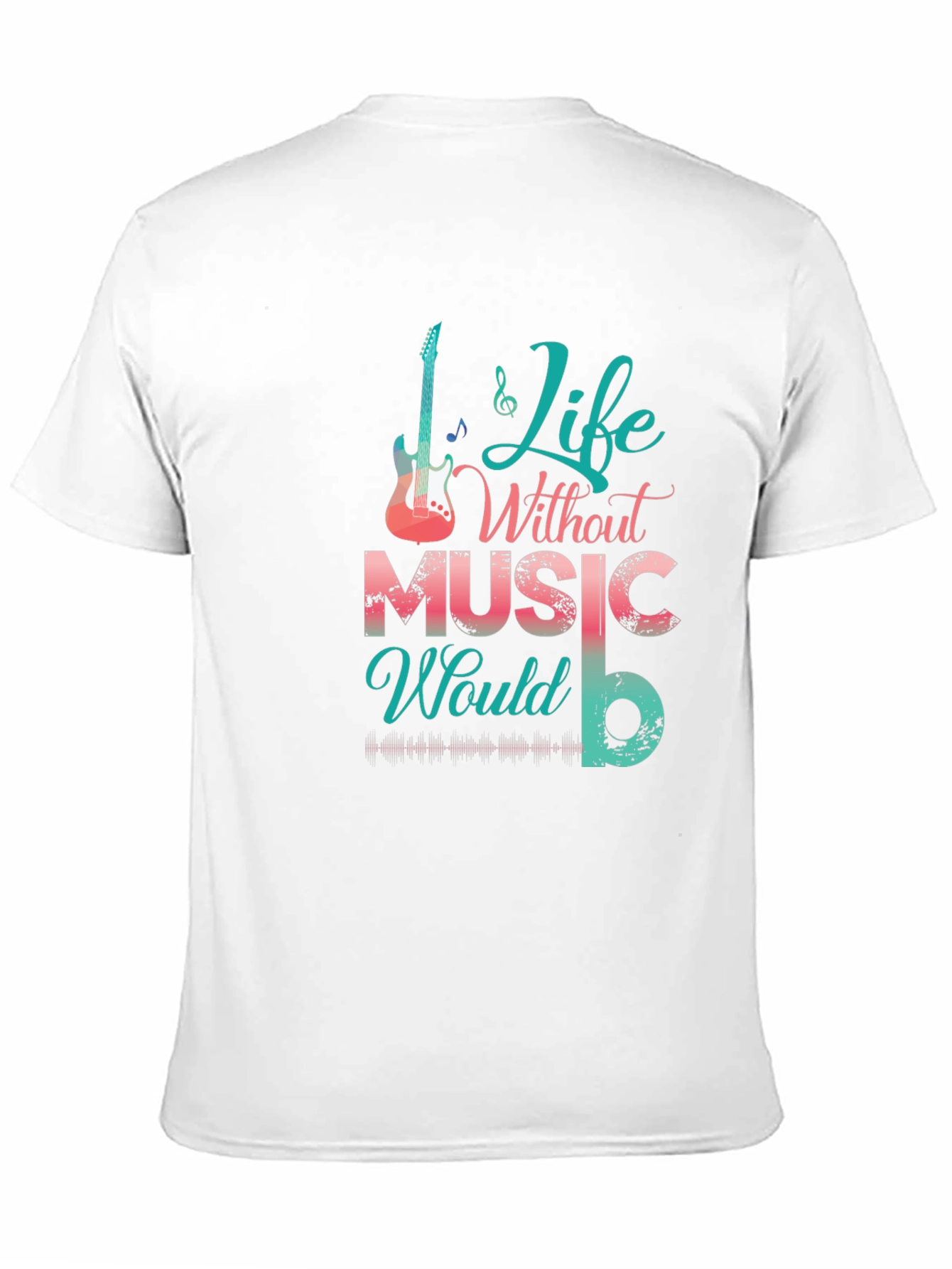 Life Without Music Black Graphic Tee