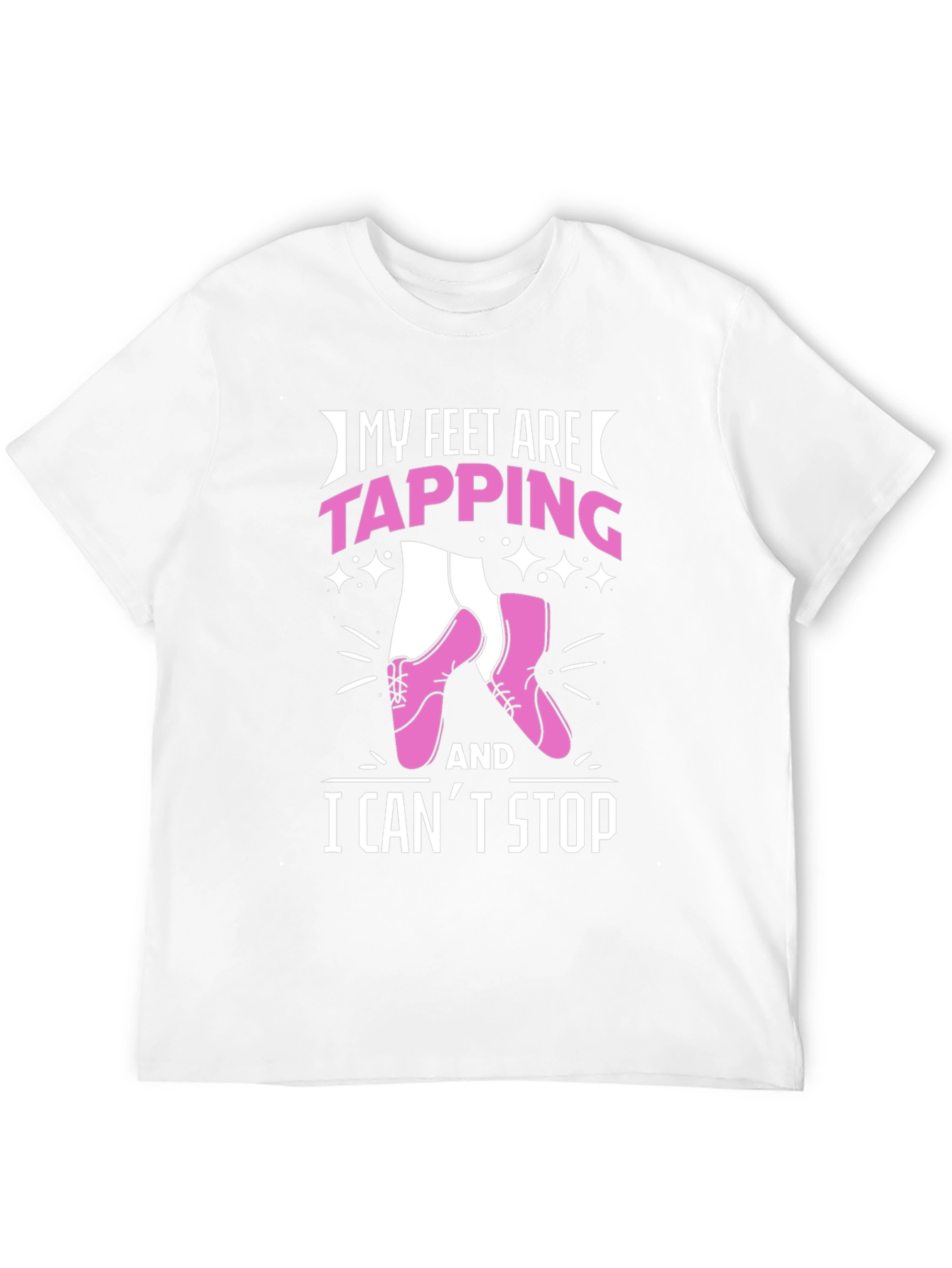 My Feet are Tapping Black T-Shirt