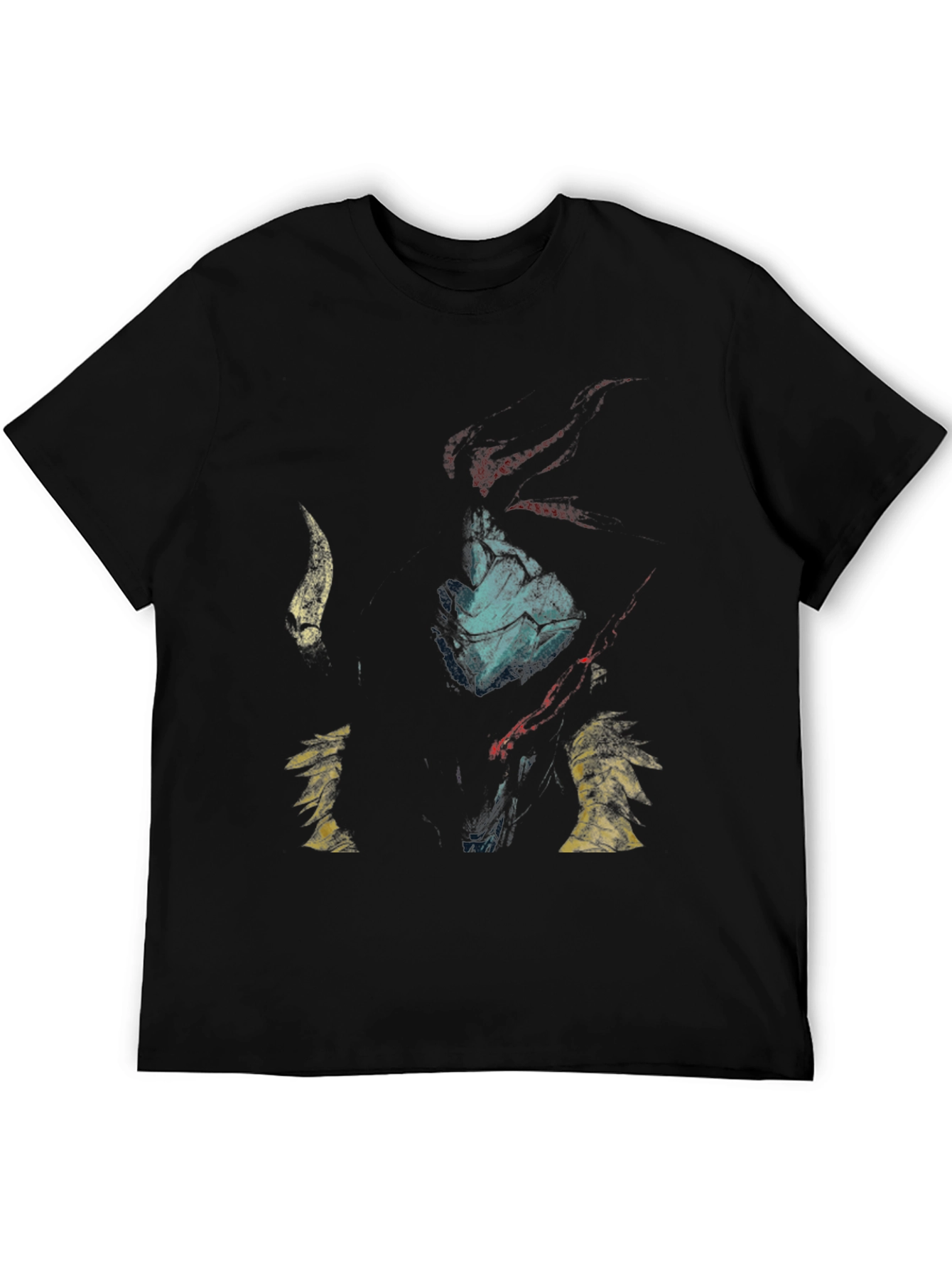 Mens Graphic Print Black T-Shirt